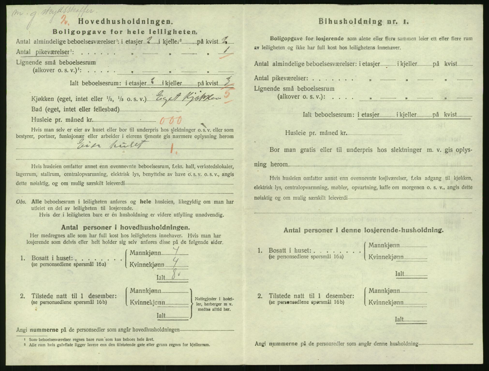 SAK, 1920 census for Risør, 1920, p. 2014