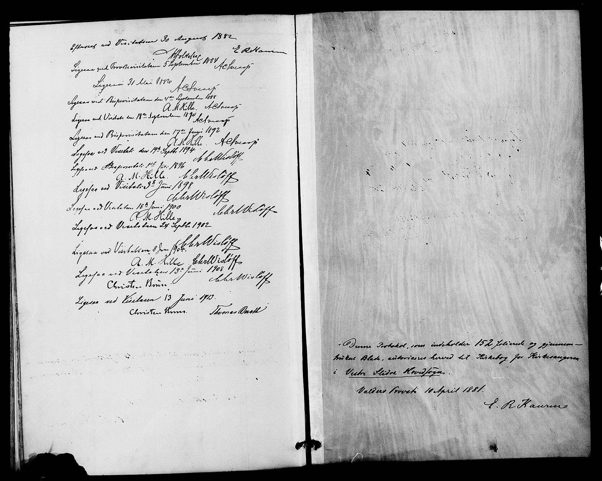 Vestre Slidre prestekontor, SAH/PREST-136/H/Ha/Hab/L0004: Parish register (copy) no. 4, 1881-1912