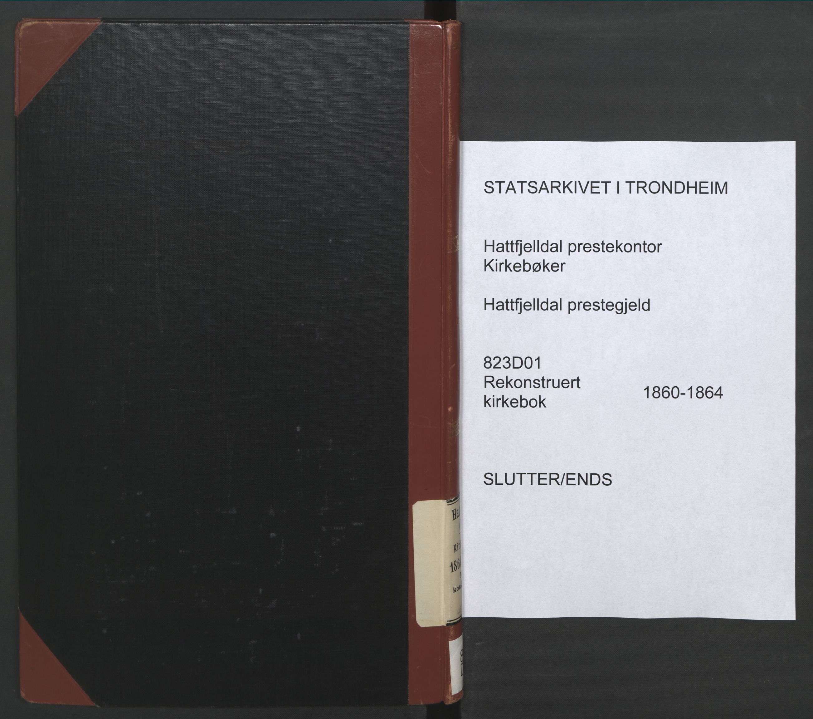 Ministerialprotokoller, klokkerbøker og fødselsregistre - Nordland, SAT/A-1459/823/L0335: Parish register (official) no. 823D01, 1860-1864
