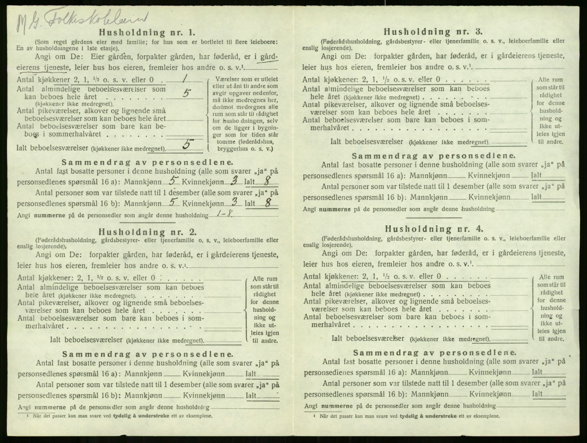 SAKO, 1920 census for Stokke, 1920, p. 1014