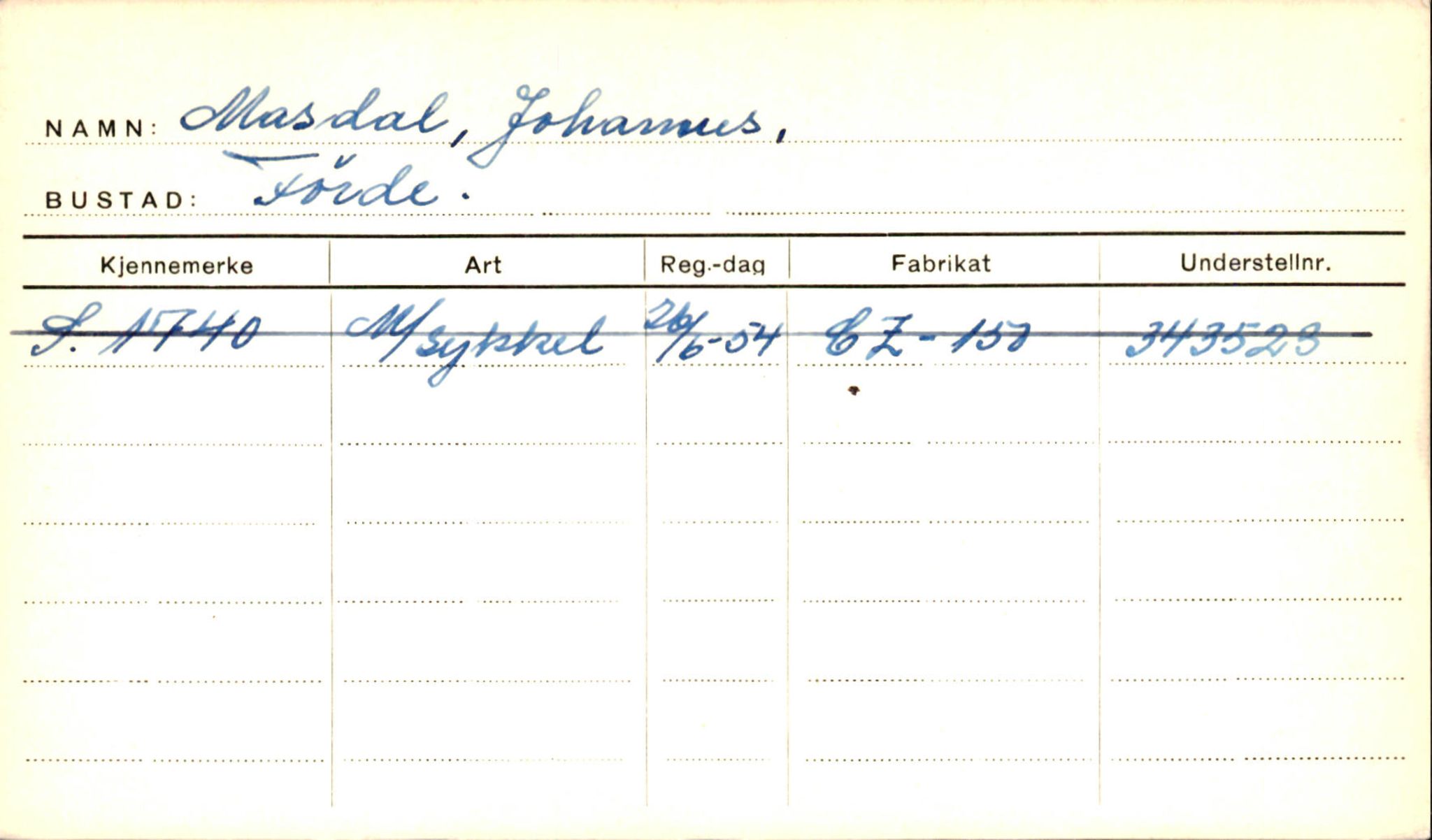 Statens vegvesen, Sogn og Fjordane vegkontor, AV/SAB-A-5301/4/F/L0001D: Eigarregister Fjordane til 1.6.1961, 1930-1961, p. 559