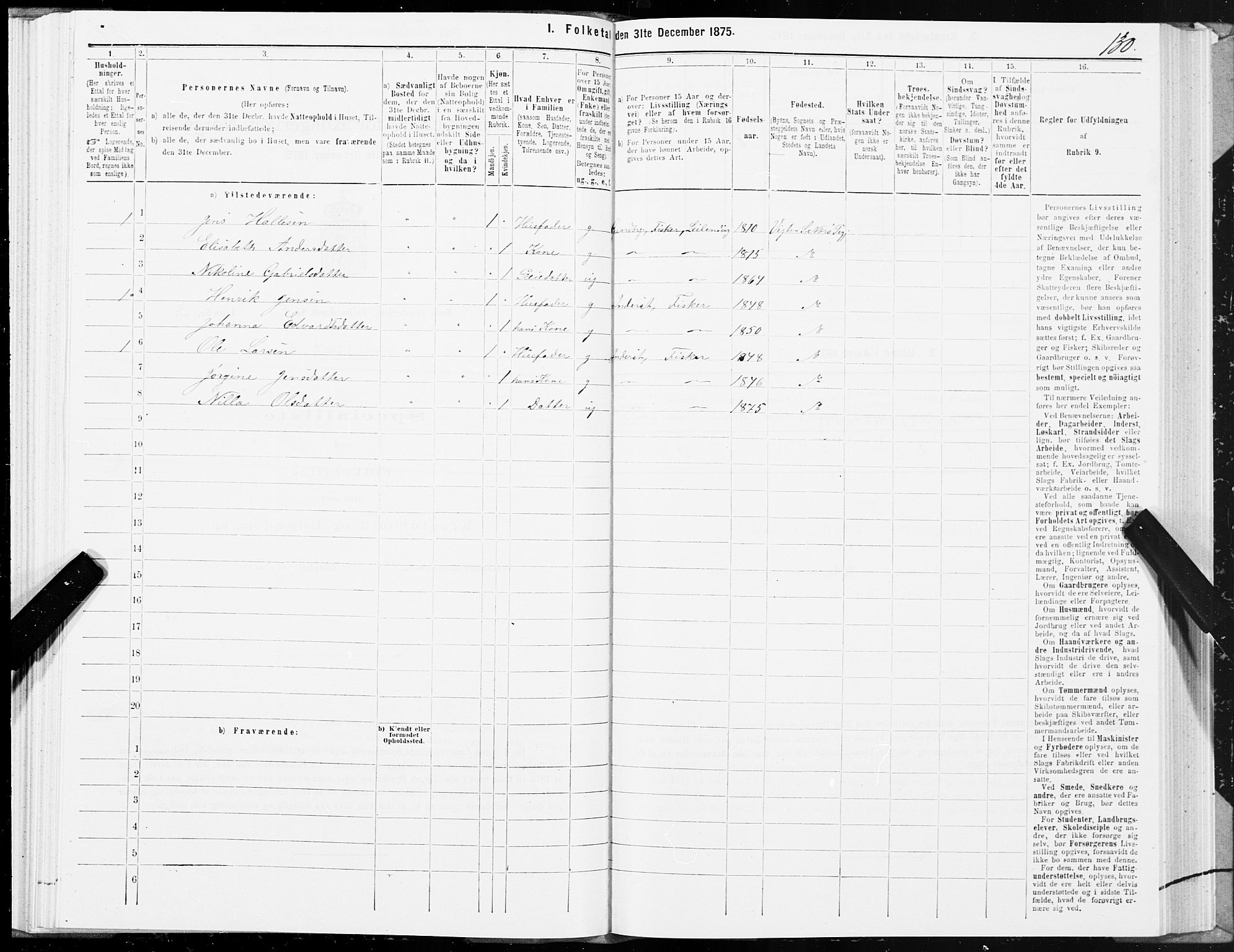 SAT, 1875 census for 1751P Nærøy, 1875, p. 4130