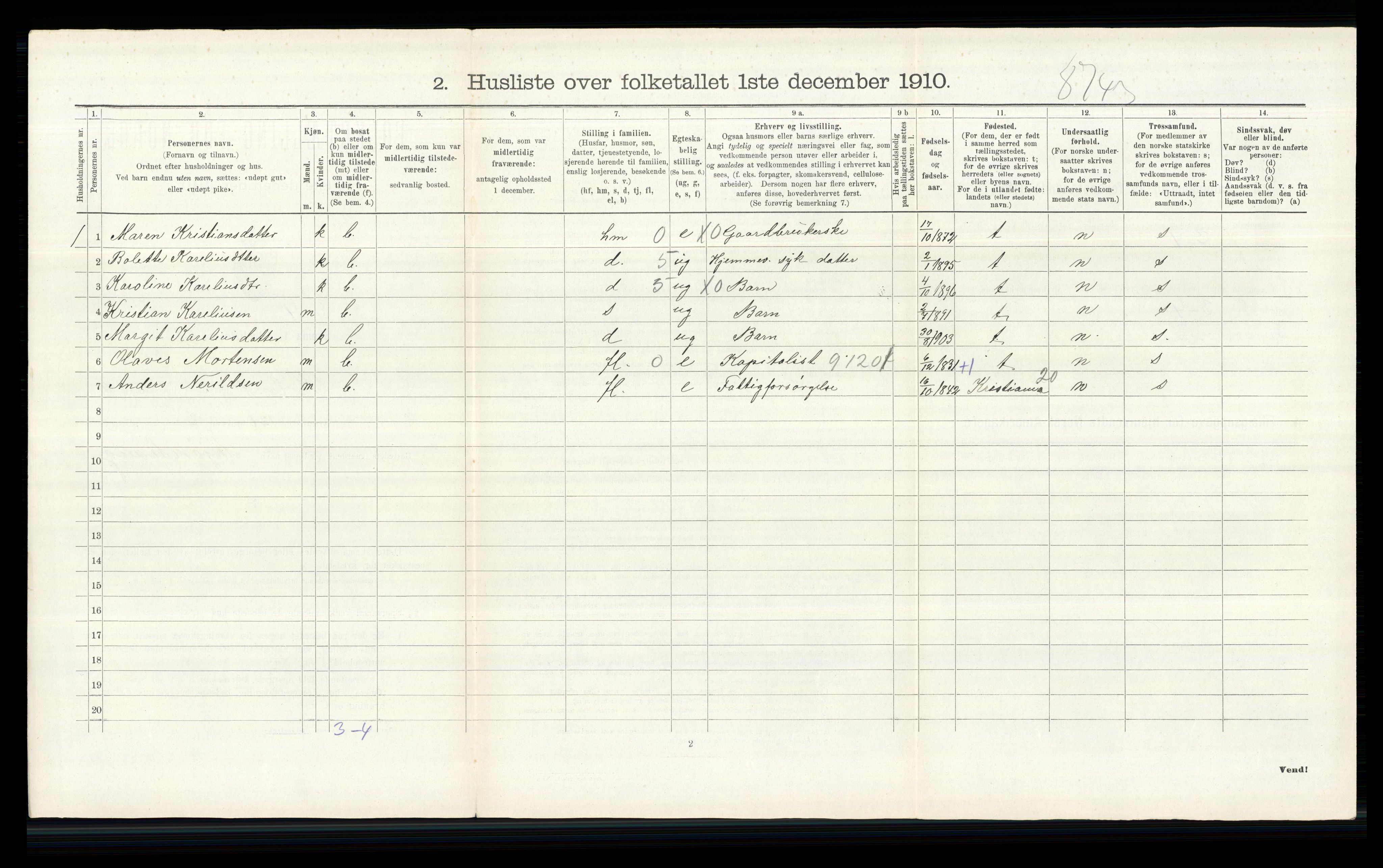 RA, 1910 census for Høland, 1910, p. 1688