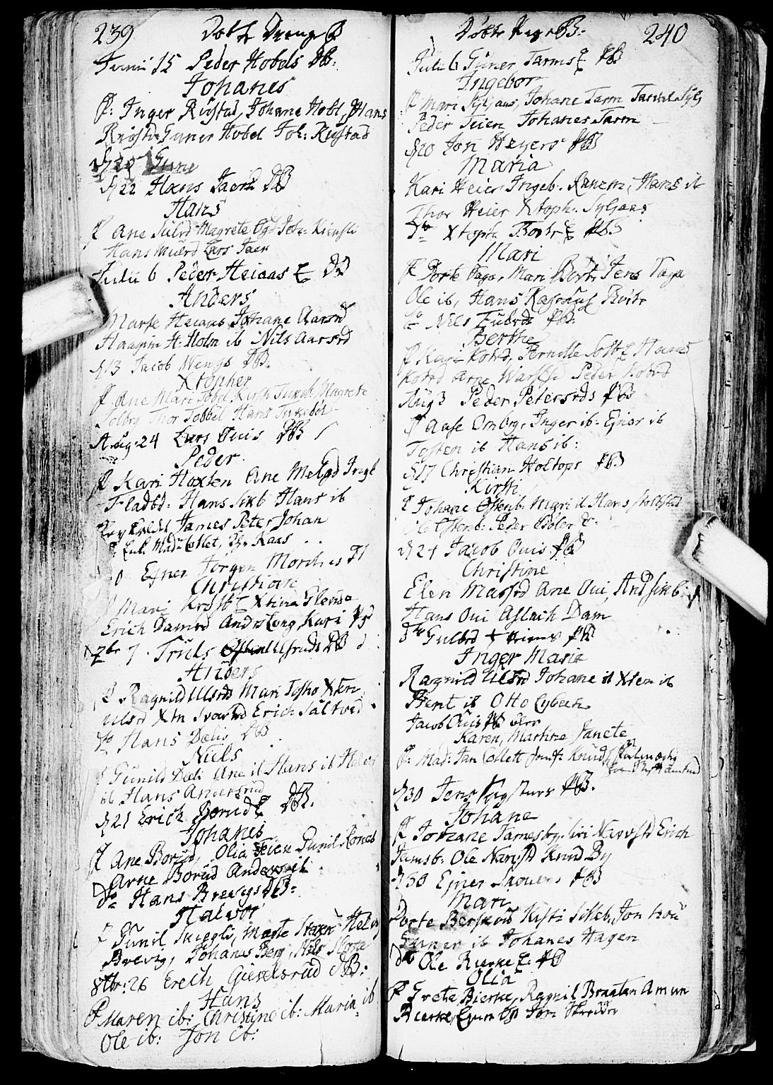 Enebakk prestekontor Kirkebøker, SAO/A-10171c/F/Fa/L0002: Parish register (official) no. I 2, 1755-1806, p. 239-240