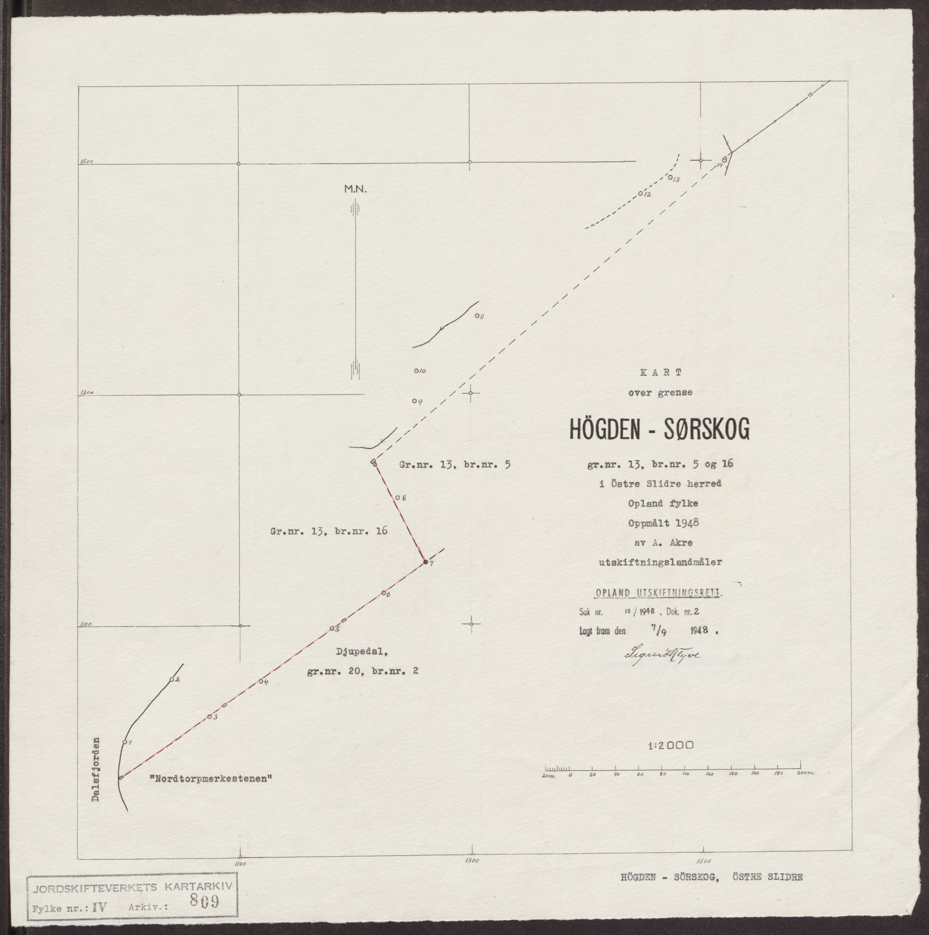 Jordskifteverkets kartarkiv, AV/RA-S-3929/T, 1859-1988, p. 1025