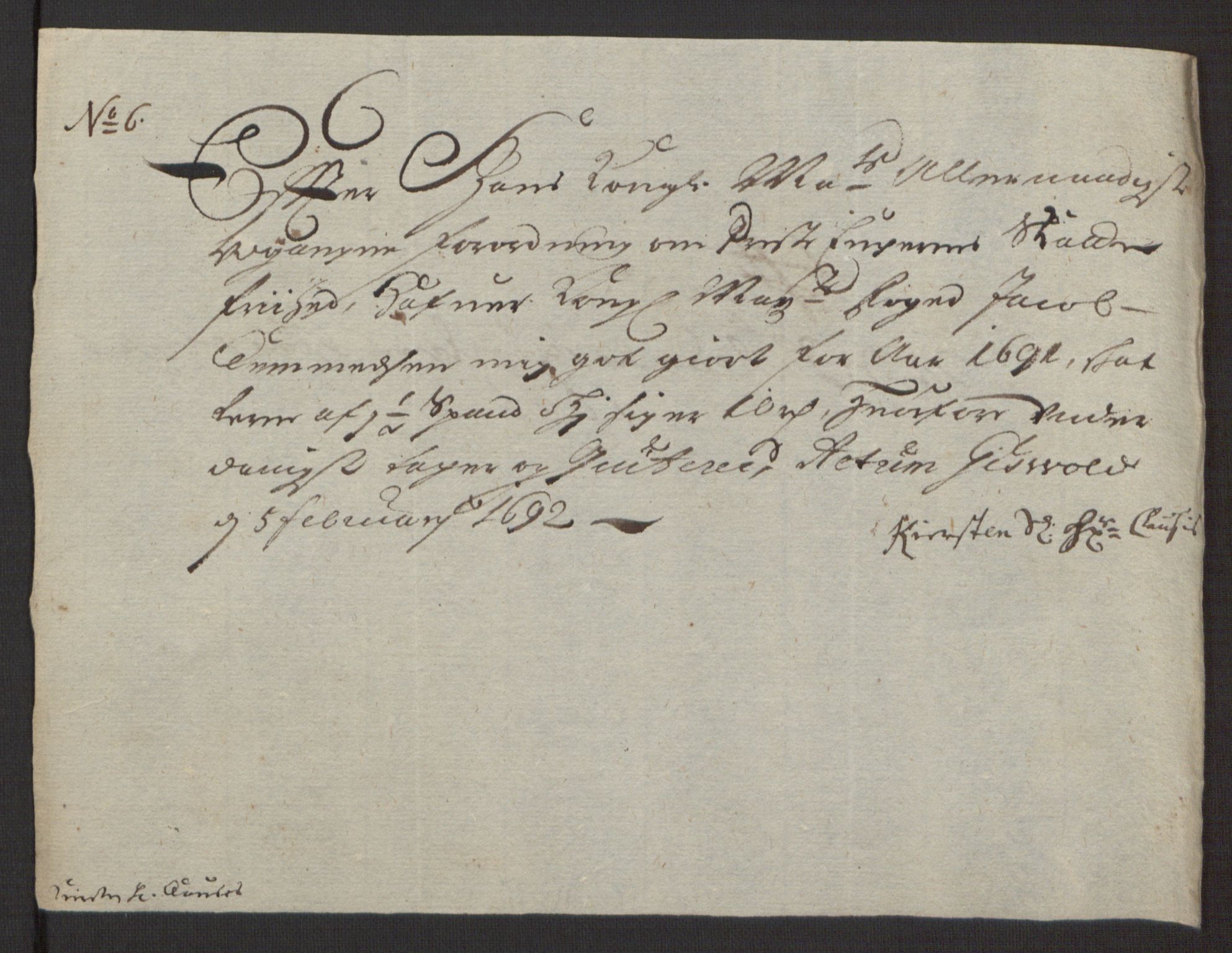 Rentekammeret inntil 1814, Reviderte regnskaper, Fogderegnskap, AV/RA-EA-4092/R58/L3937: Fogderegnskap Orkdal, 1691-1692, p. 150