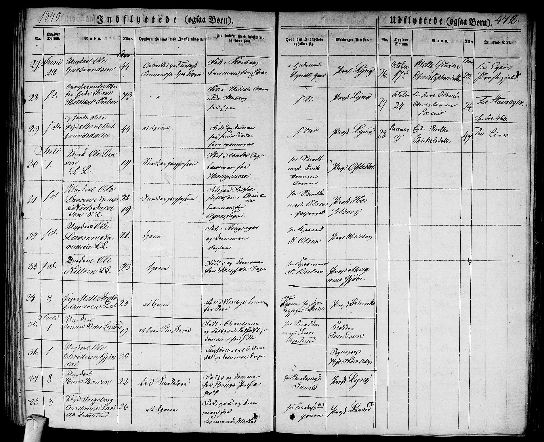 Bragernes kirkebøker, AV/SAKO-A-6/F/Fb/L0001: Parish register (official) no. II 1, 1830-1847, p. 472