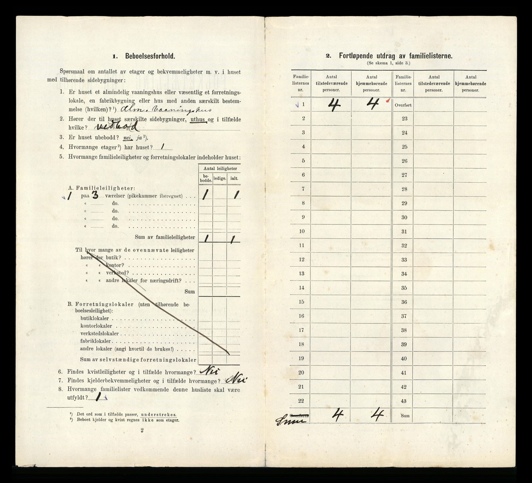 RA, 1910 census for Moss, 1910, p. 3240