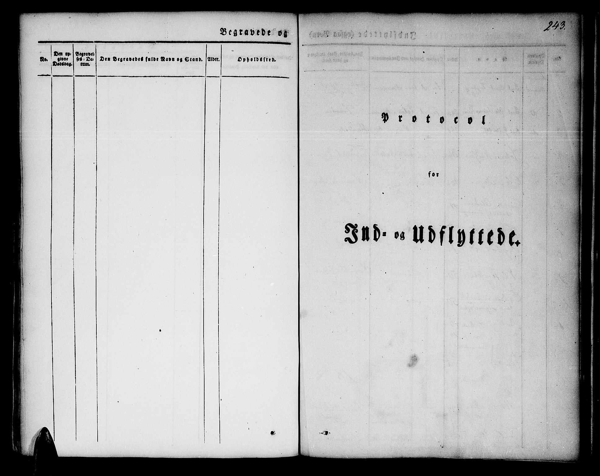 Lenvik sokneprestembete, SATØ/S-1310/H/Ha/Haa/L0004kirke: Parish register (official) no. 4, 1832-1844, p. 243