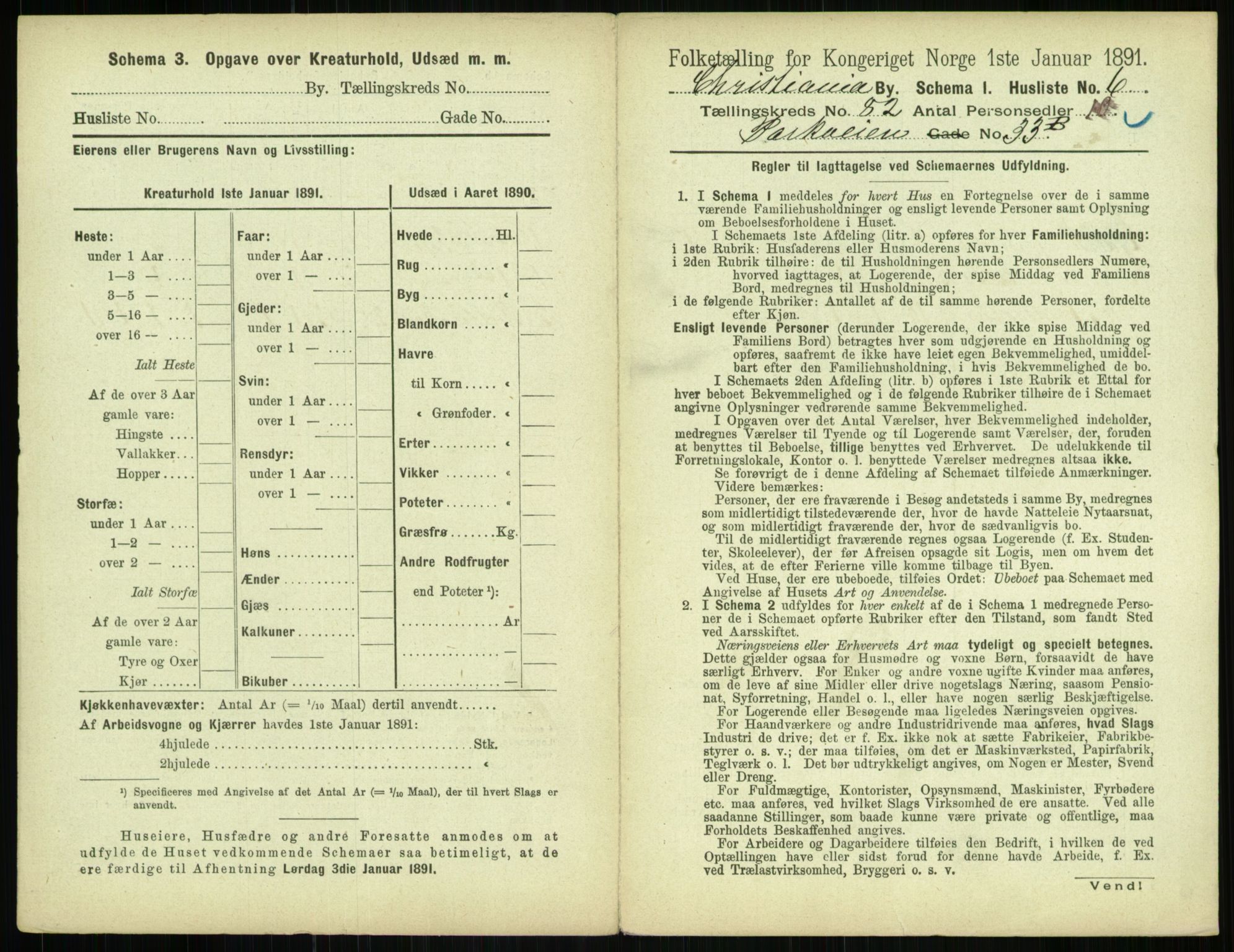 RA, 1891 census for 0301 Kristiania, 1891, p. 41889