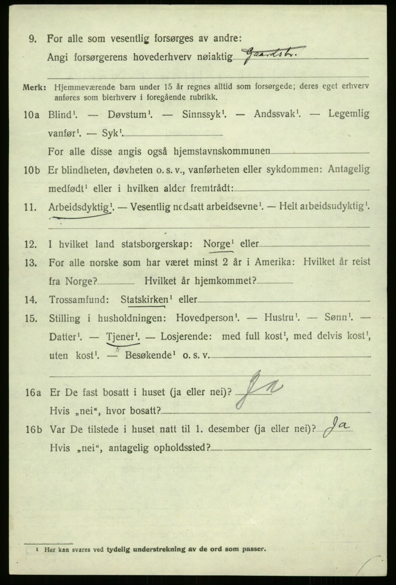 SAB, 1920 census for Luster, 1920, p. 5793