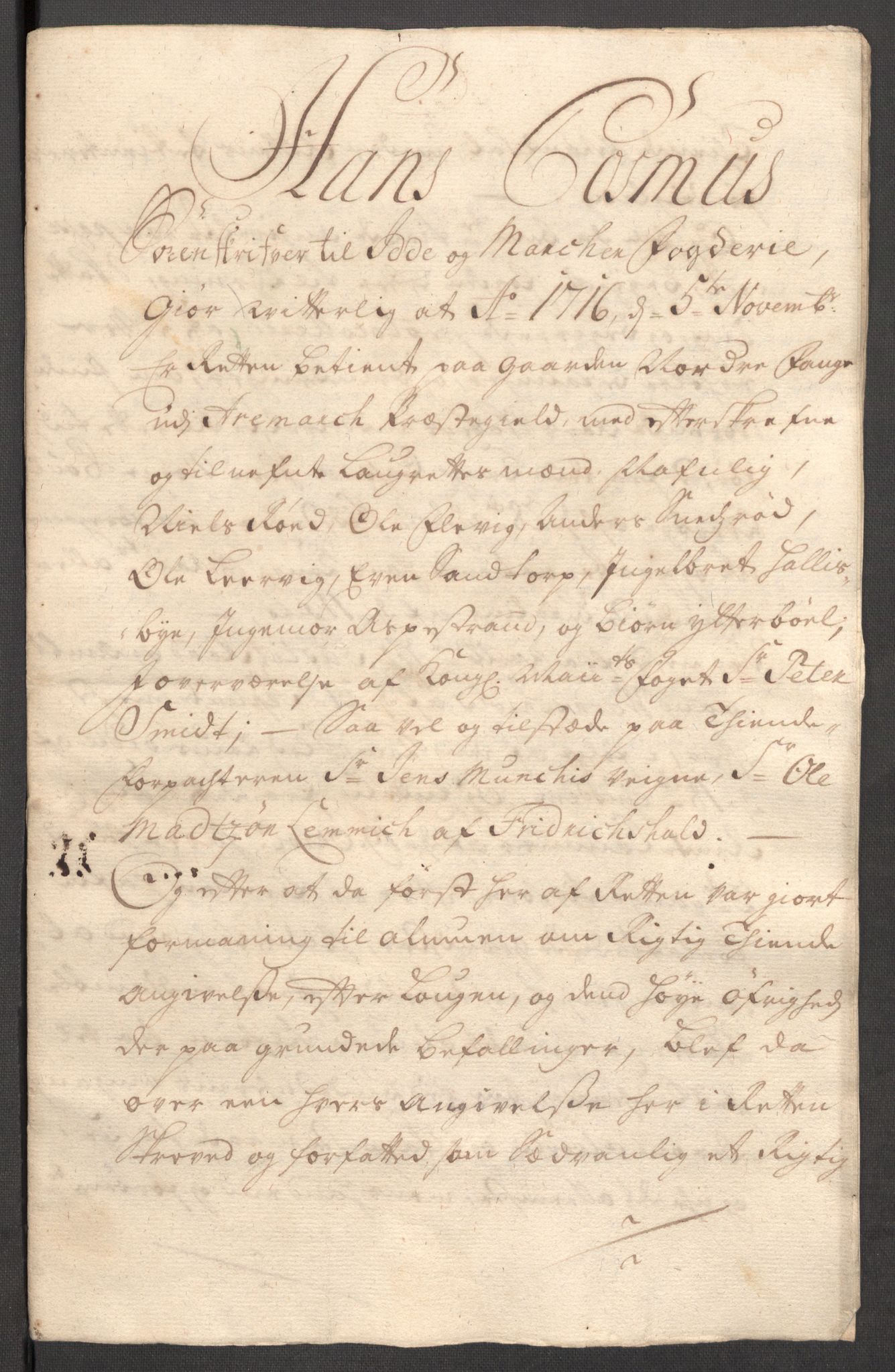 Rentekammeret inntil 1814, Reviderte regnskaper, Fogderegnskap, RA/EA-4092/R01/L0023: Fogderegnskap Idd og Marker, 1715-1716, p. 373