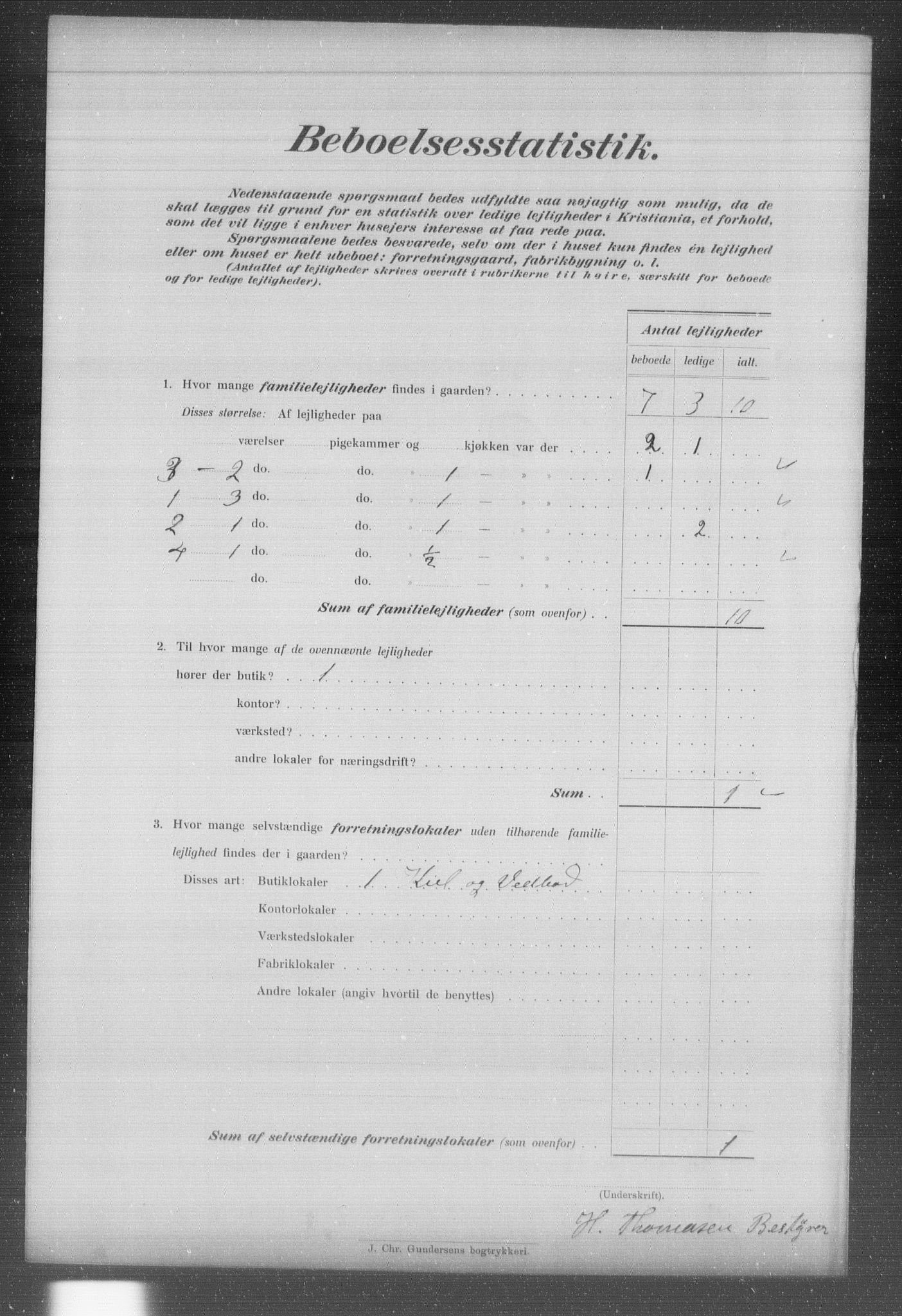 OBA, Municipal Census 1903 for Kristiania, 1903, p. 661