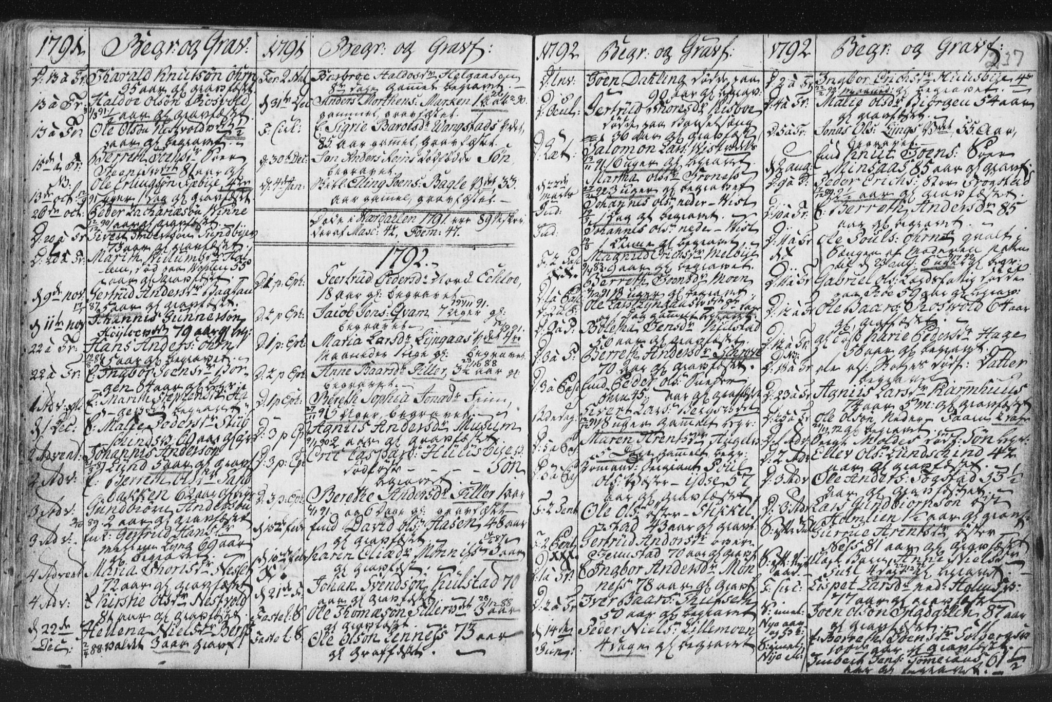 Ministerialprotokoller, klokkerbøker og fødselsregistre - Nord-Trøndelag, SAT/A-1458/723/L0232: Parish register (official) no. 723A03, 1781-1804, p. 237