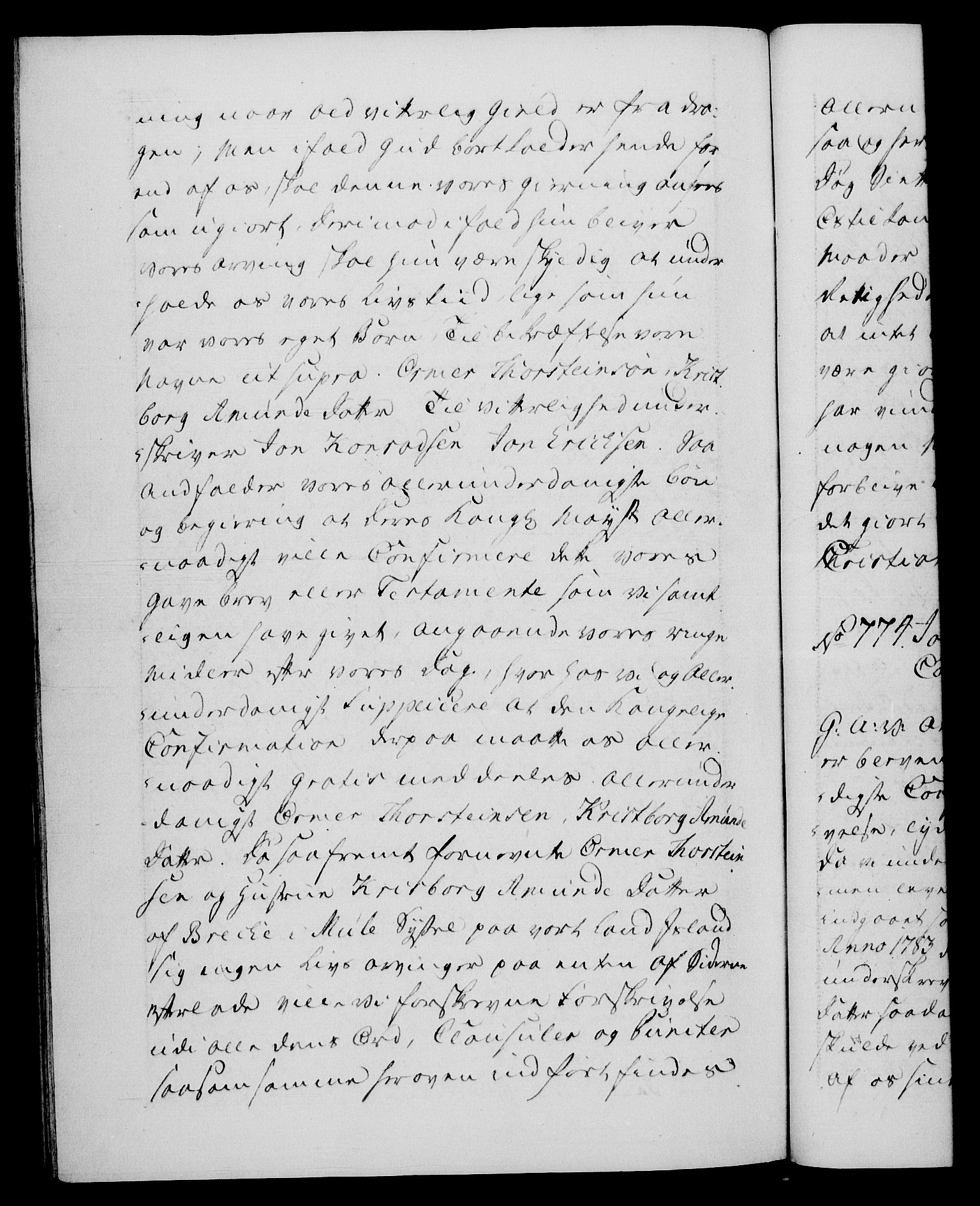 Danske Kanselli 1572-1799, AV/RA-EA-3023/F/Fc/Fca/Fcaa/L0049: Norske registre, 1782-1783, p. 795b