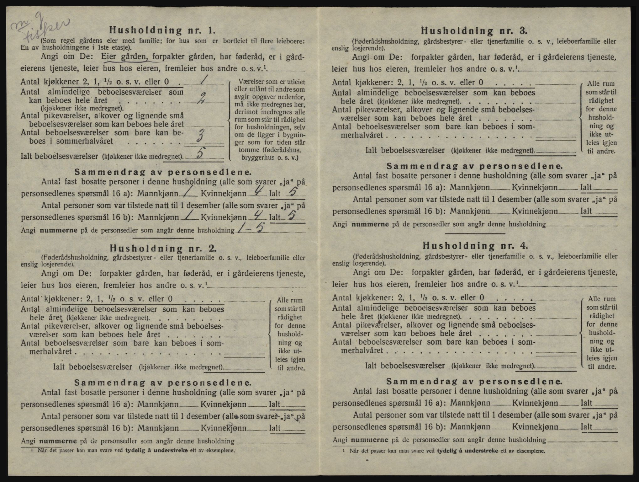 SATØ, 1920 census for Dyrøy, 1920, p. 638