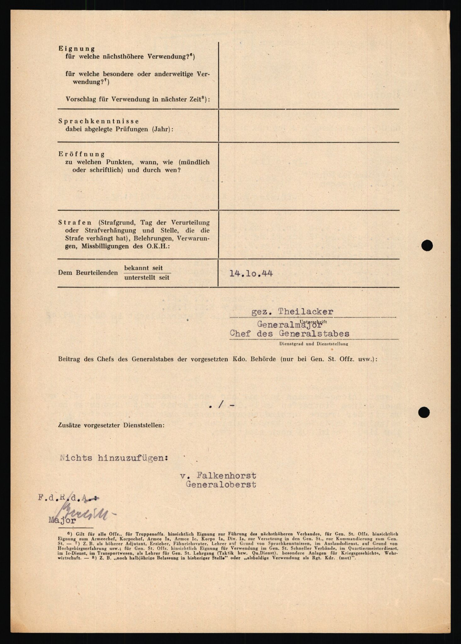 Forsvarets Overkommando. 2 kontor. Arkiv 11.4. Spredte tyske arkivsaker, AV/RA-RAFA-7031/D/Dar/Dara/L0019: Personalbøker og diverse, 1940-1945, p. 455