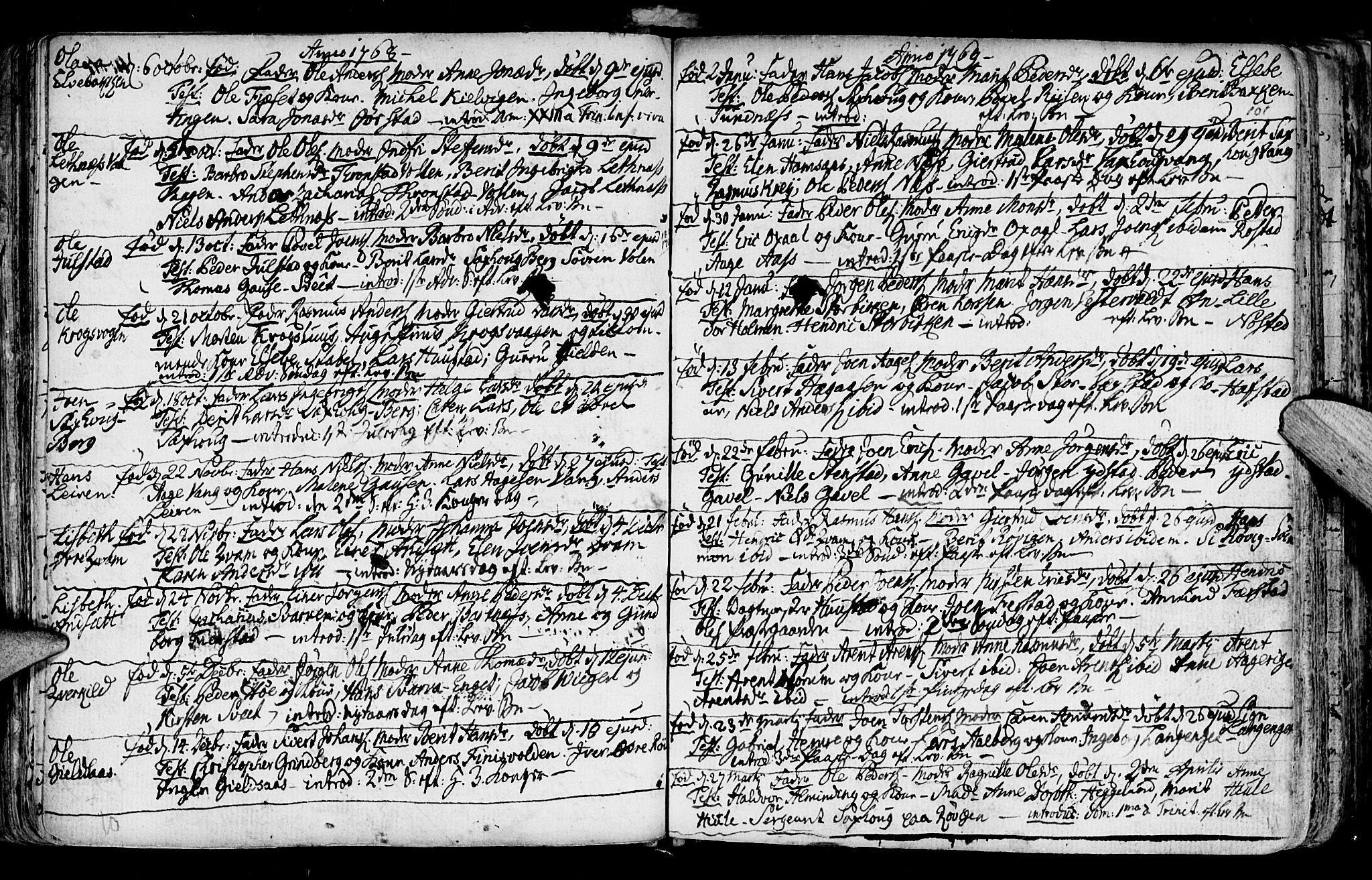 Ministerialprotokoller, klokkerbøker og fødselsregistre - Nord-Trøndelag, SAT/A-1458/730/L0273: Parish register (official) no. 730A02, 1762-1802, p. 101