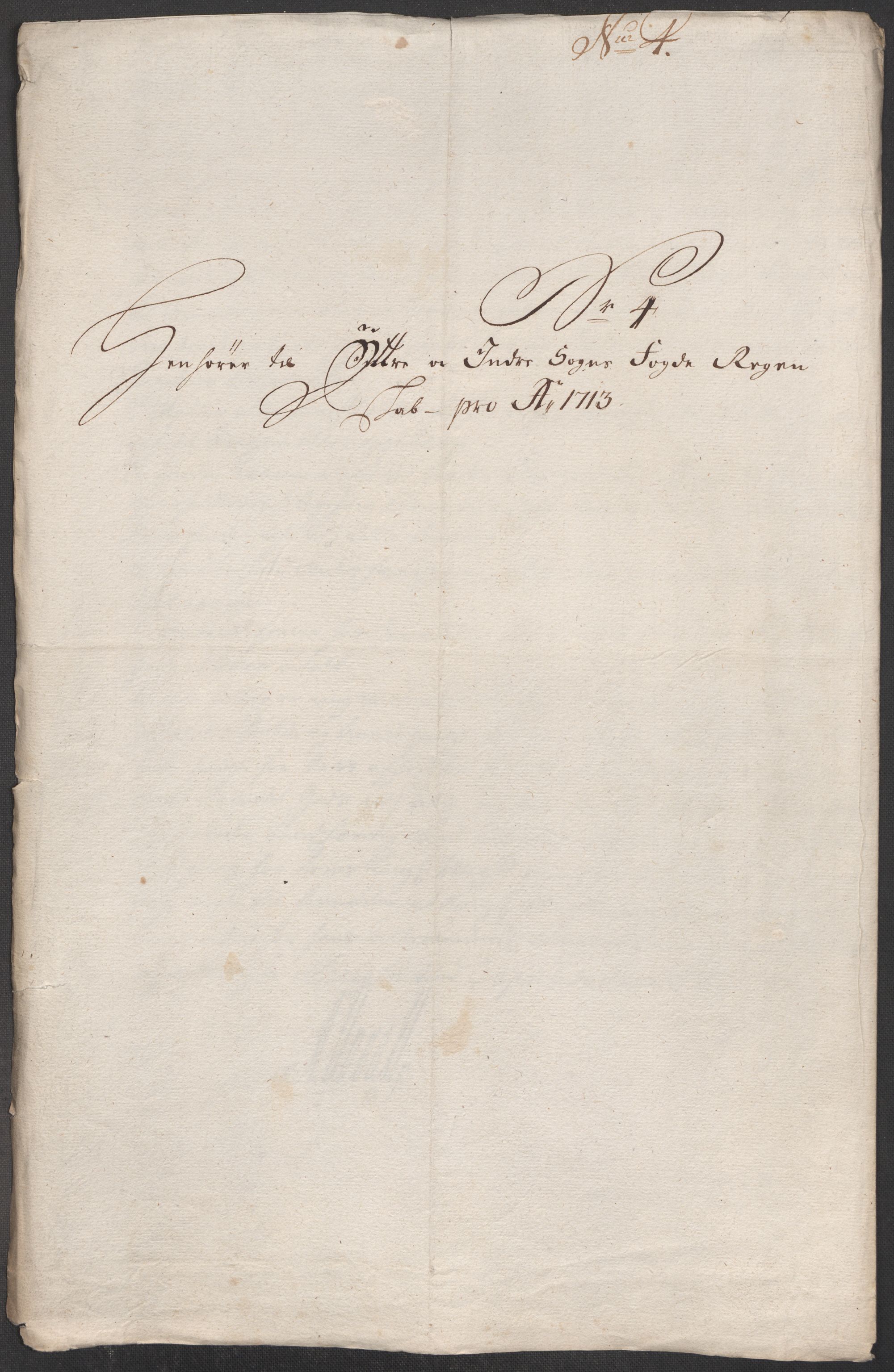 Rentekammeret inntil 1814, Reviderte regnskaper, Fogderegnskap, RA/EA-4092/R52/L3319: Fogderegnskap Sogn, 1713-1714, p. 156