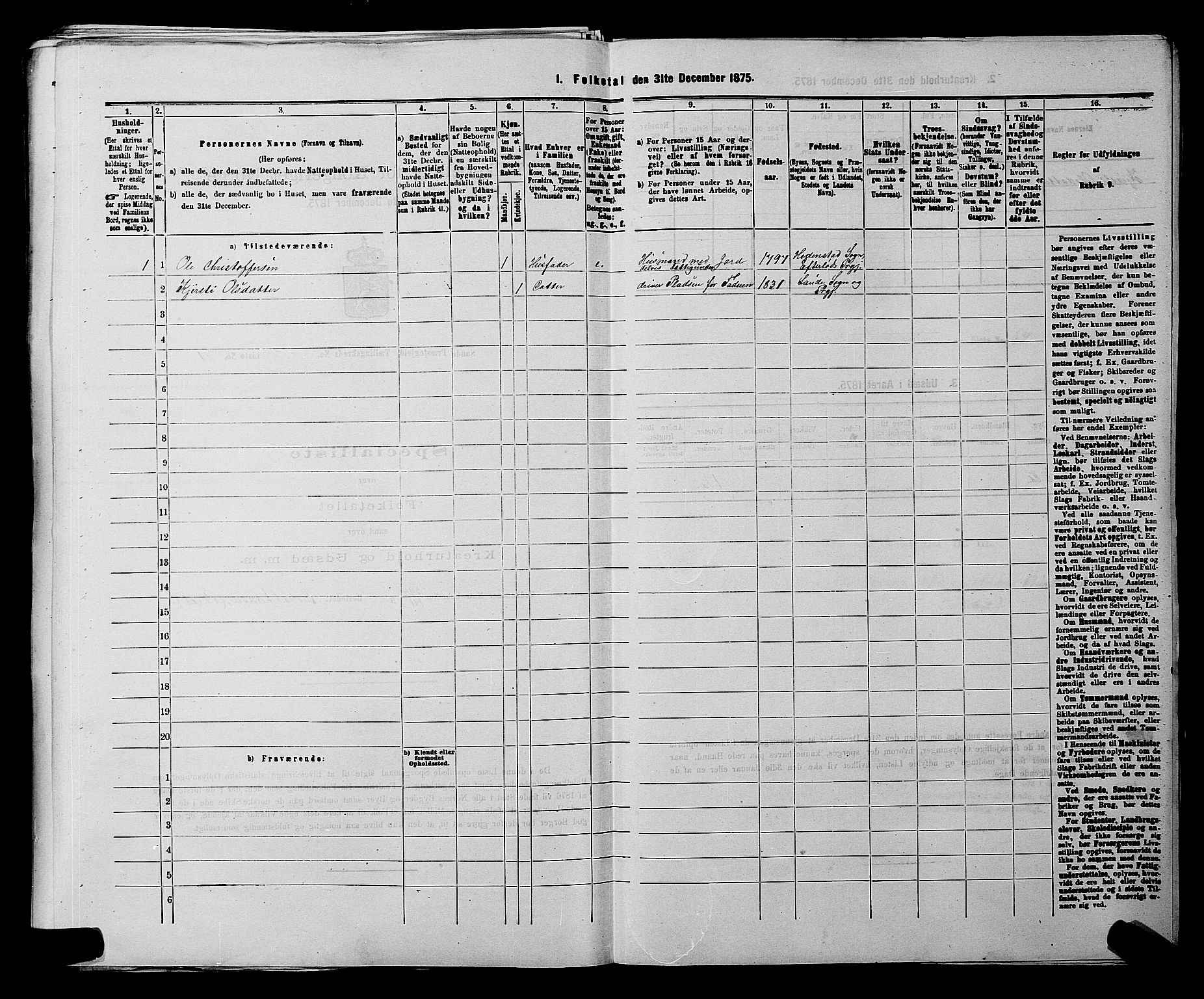 SAKO, 1875 census for 0822P Sauherad, 1875, p. 810