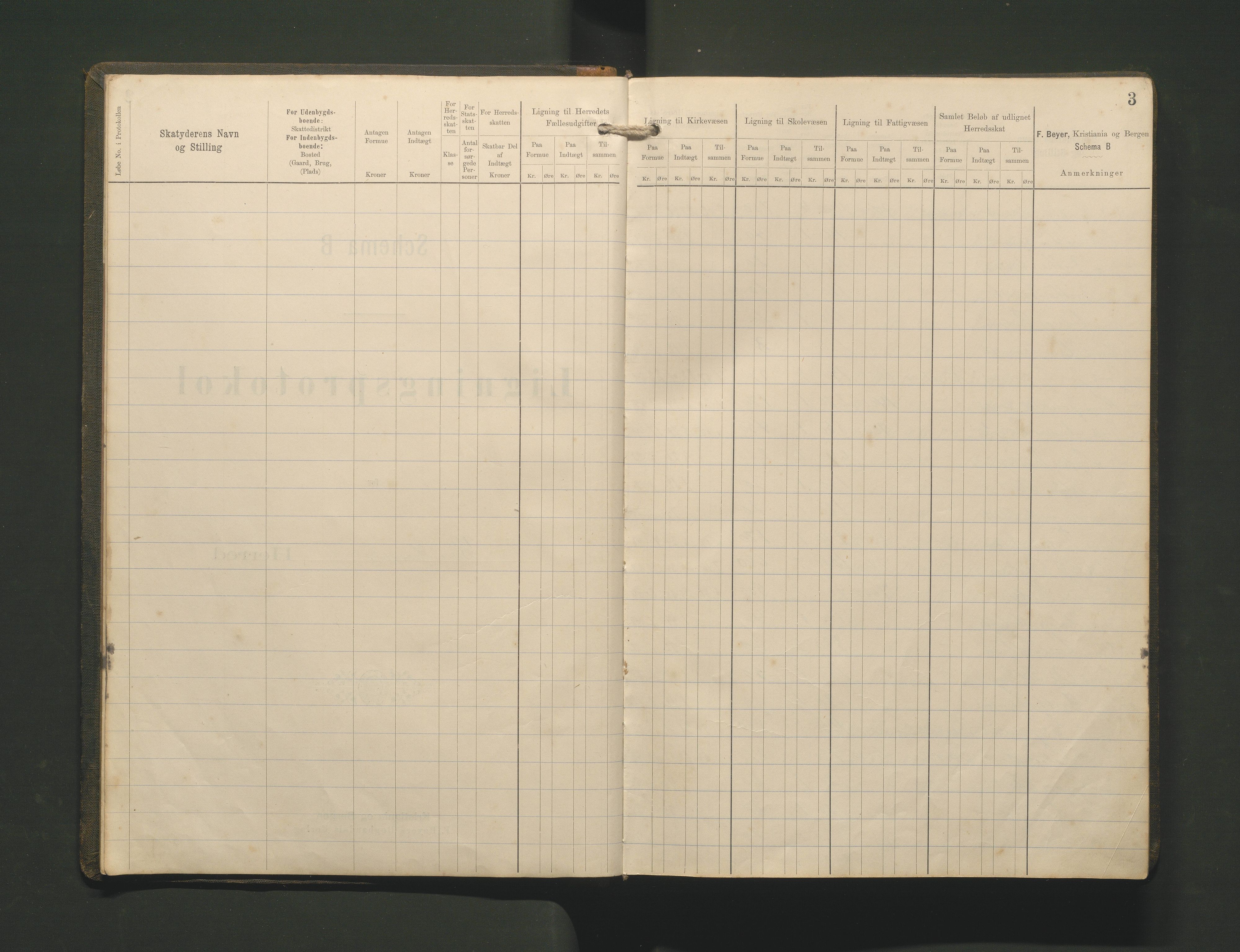 Kvinnherad kommune. Likningsnemnda , IKAH/1224-142/F/Fa/L0005: Likningsprotokoll, kommuneskatt Kvinnherad , 1895-1898