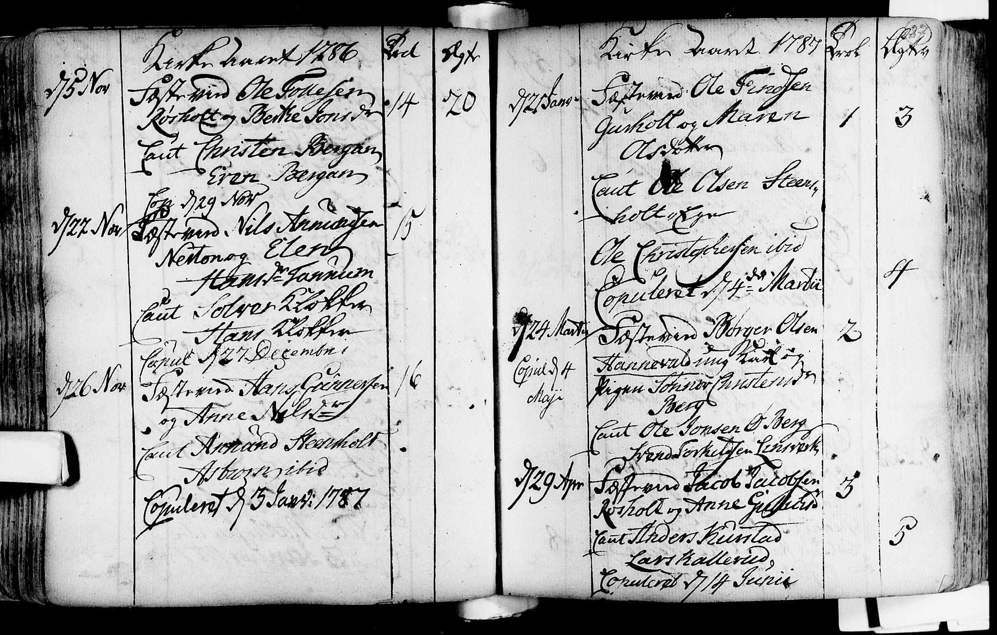 Lardal kirkebøker, SAKO/A-350/F/Fa/L0004: Parish register (official) no. i 4, 1733-1815, p. 87