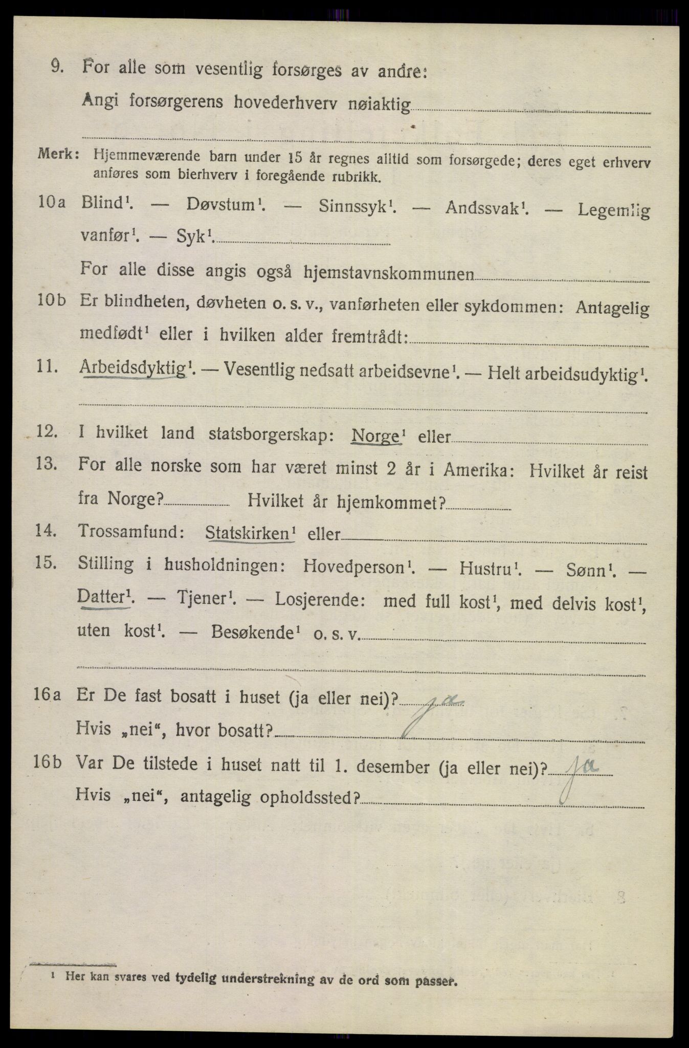 SAKO, 1920 census for Sigdal, 1920, p. 7581