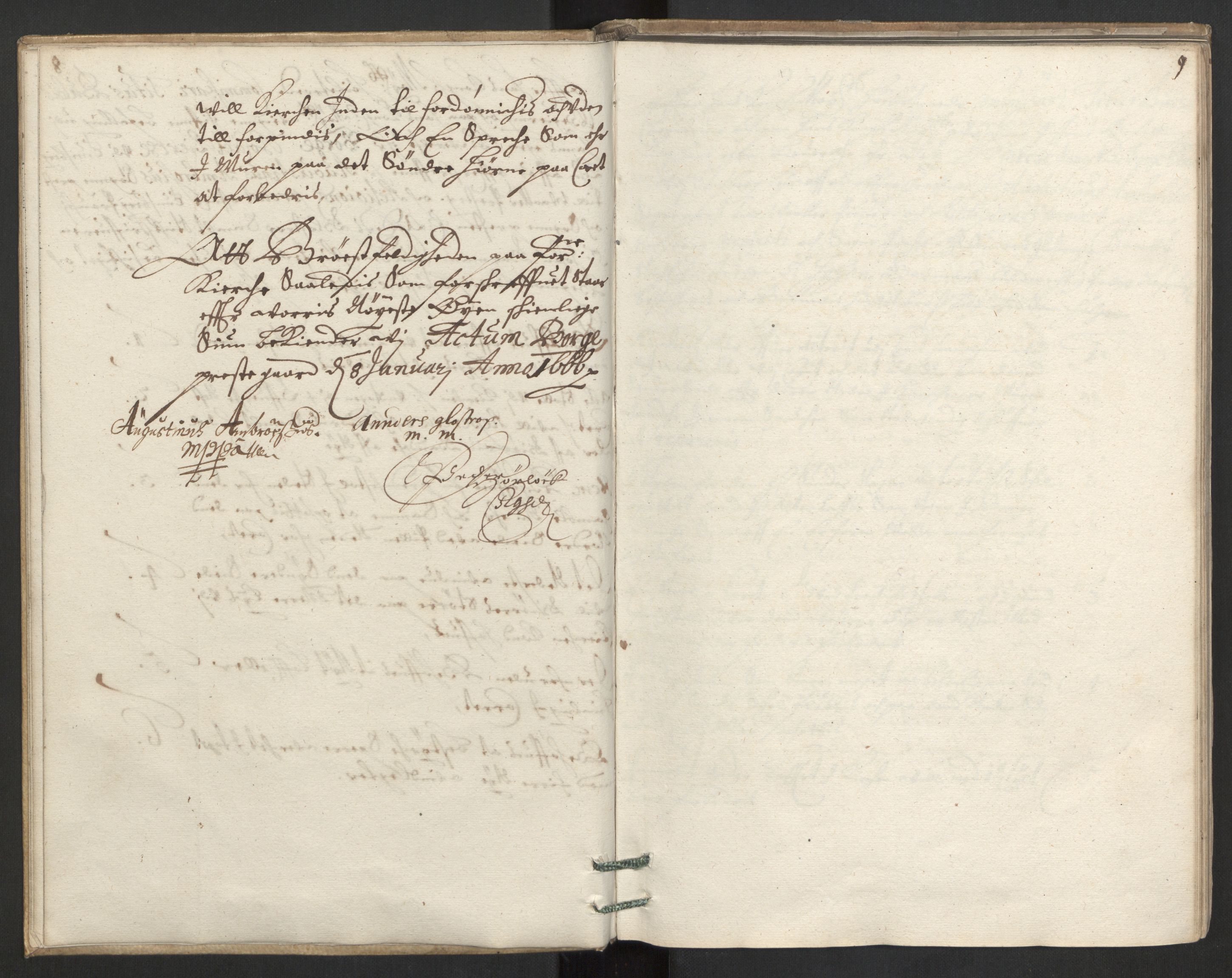 Rentekammeret inntil 1814, Reviderte regnskaper, Kirkeregnskap, AV/RA-EA-4067/Ra/L0027/0002: Kirkeregnskap / Besiktigelser over kirkene i Tønsberg len og Brunla len, 1666, p. 8b-9a
