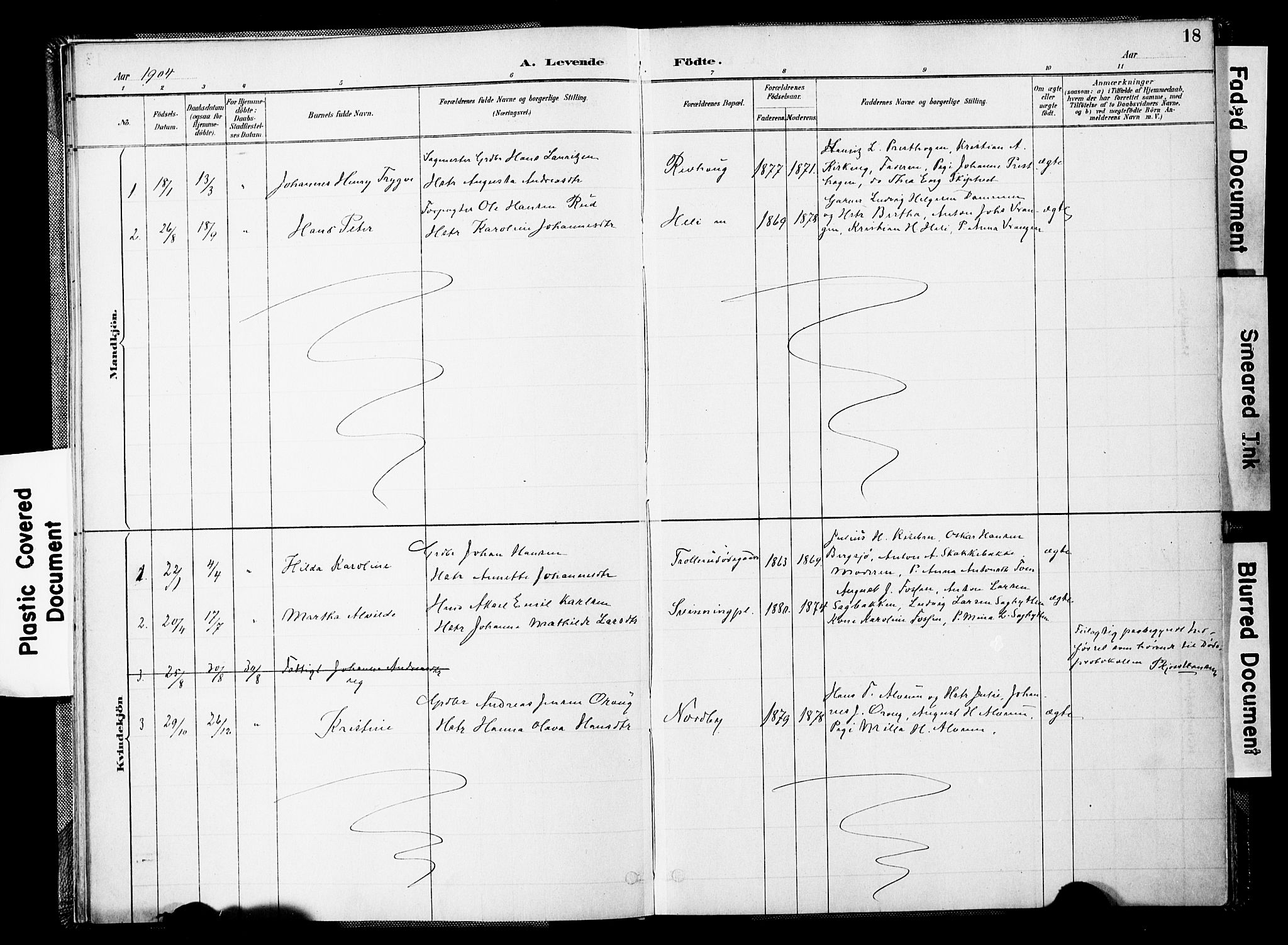 Spydeberg prestekontor Kirkebøker, SAO/A-10924/F/Fc/L0001: Parish register (official) no. III 1, 1886-1907, p. 18