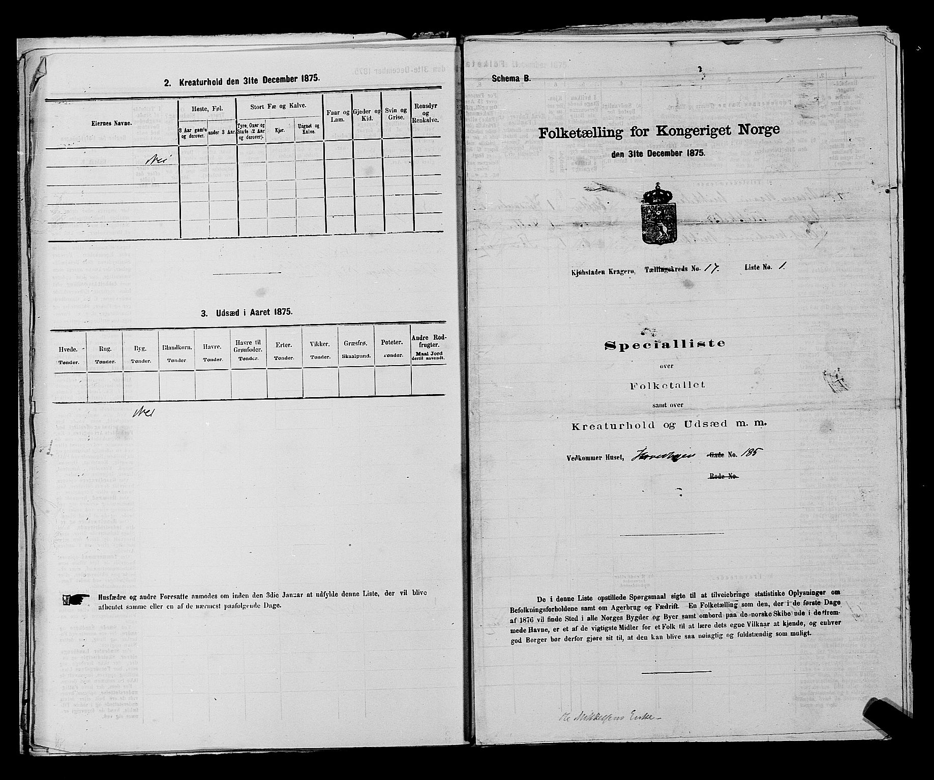 SAKO, 1875 census for 0801P Kragerø, 1875, p. 359