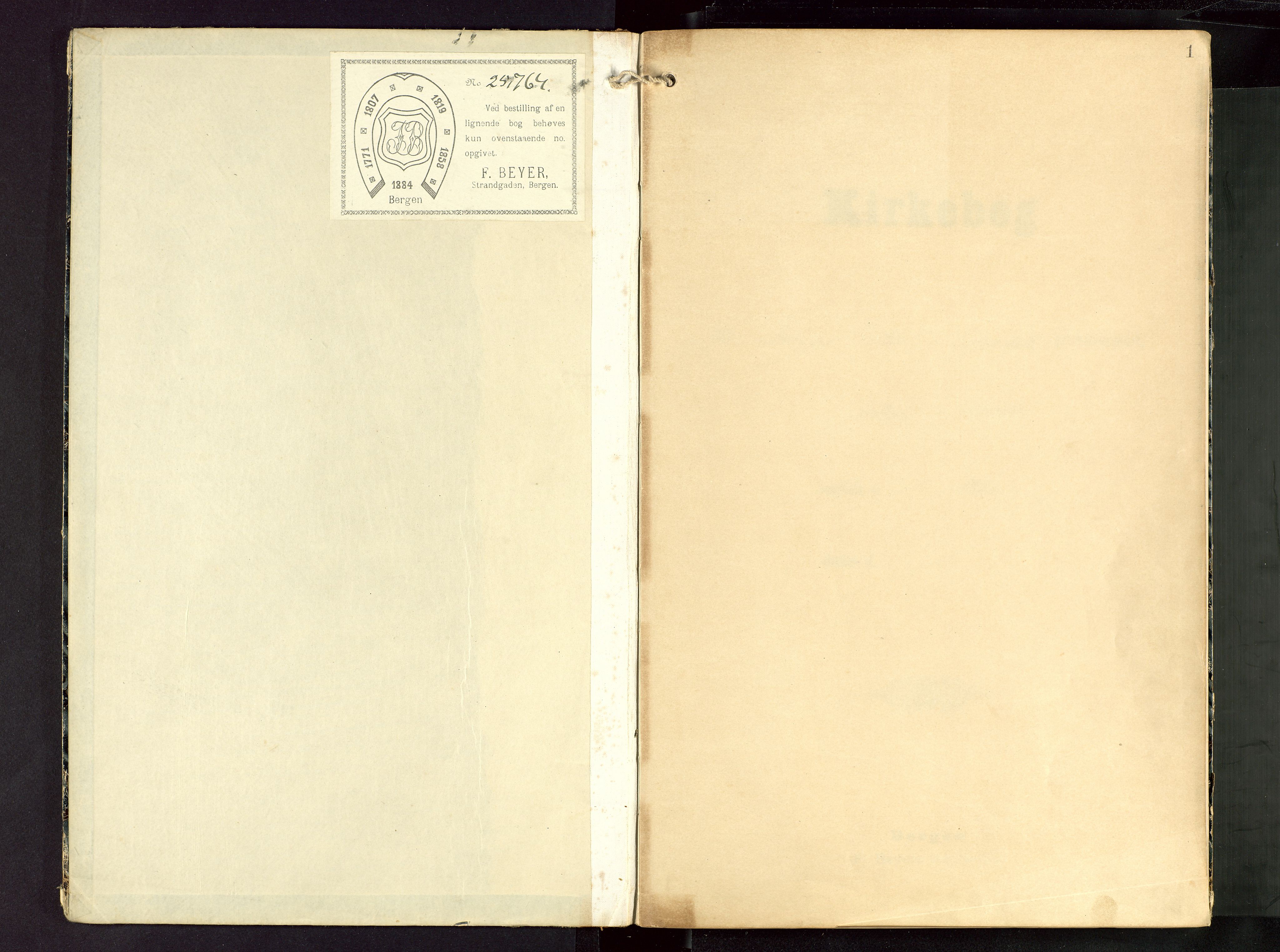 Sokndal sokneprestkontor, SAST/A-101808: Parish register (official) no. A 13, 1905-1945, p. 1