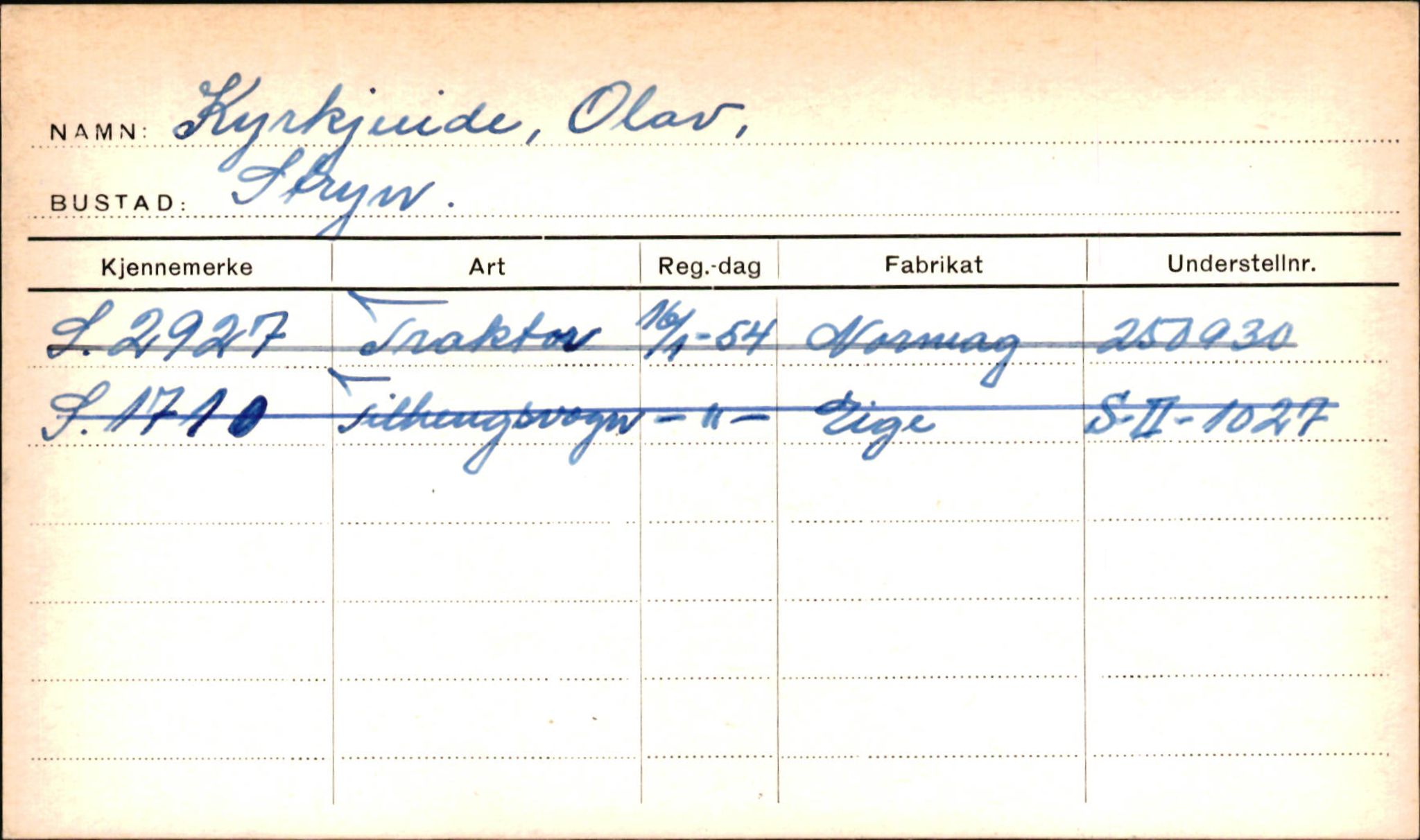 Statens vegvesen, Sogn og Fjordane vegkontor, SAB/A-5301/4/F/L0001B: Eigarregister Fjordane til 1.6.1961, 1930-1961, p. 377
