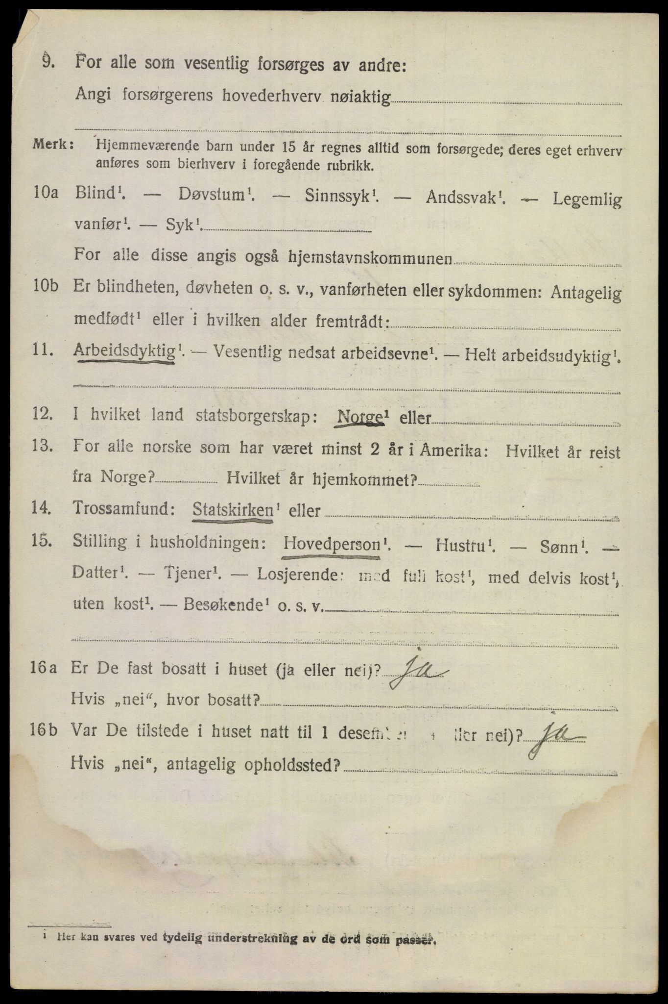 SAKO, 1920 census for Rollag, 1920, p. 3141