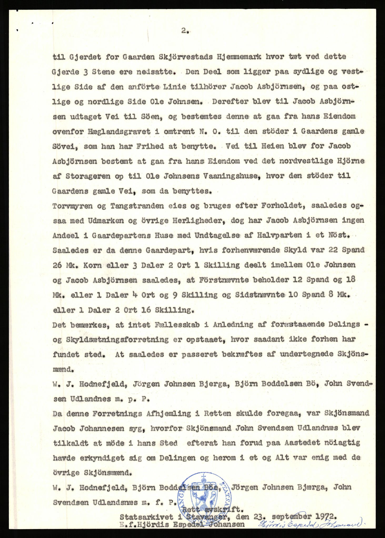 Statsarkivet i Stavanger, AV/SAST-A-101971/03/Y/Yj/L0099: Avskrifter sortert etter gårdsnavn: Østerhus - Åkre, 1750-1930, p. 130