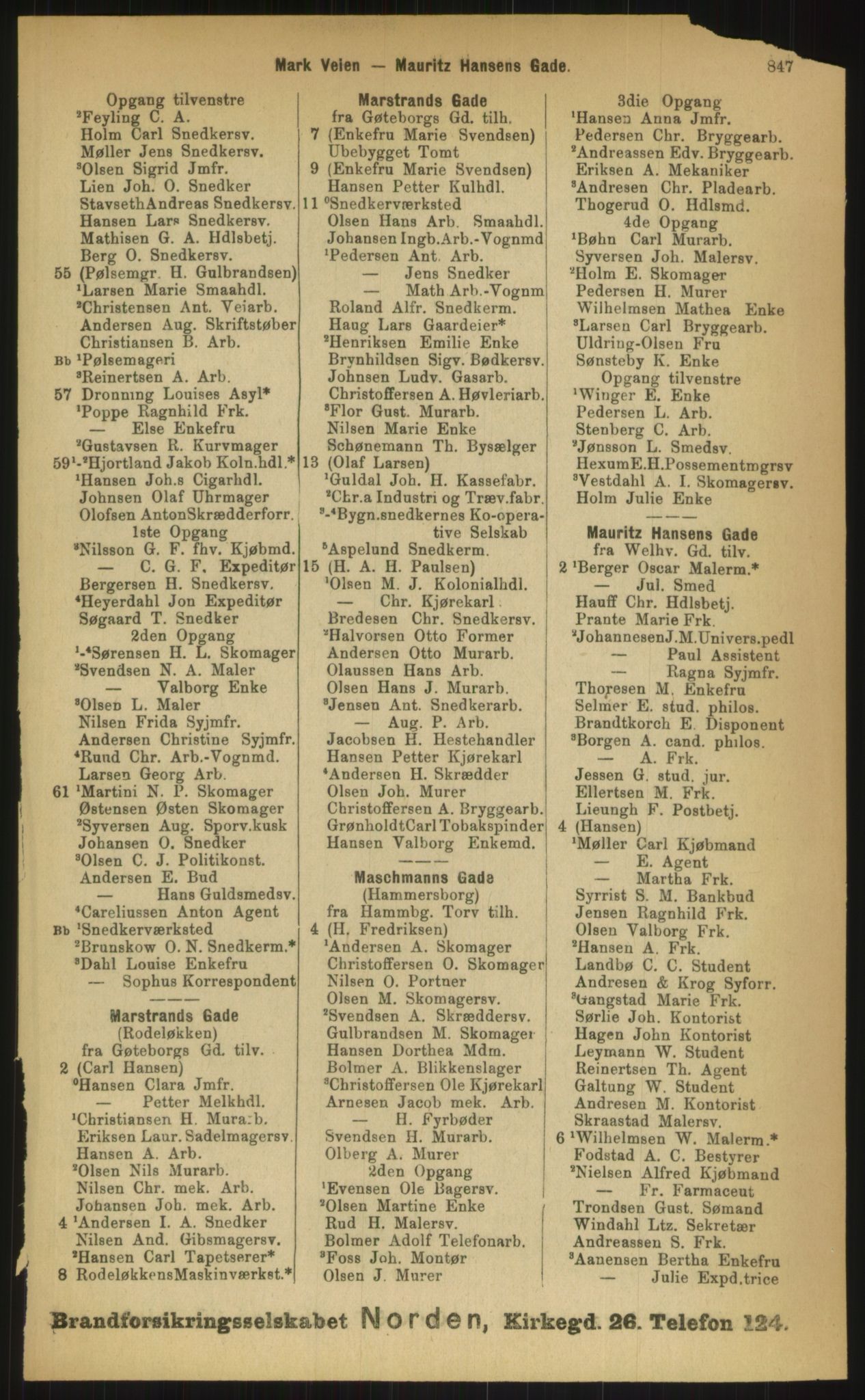 Kristiania/Oslo adressebok, PUBL/-, 1899, p. 847