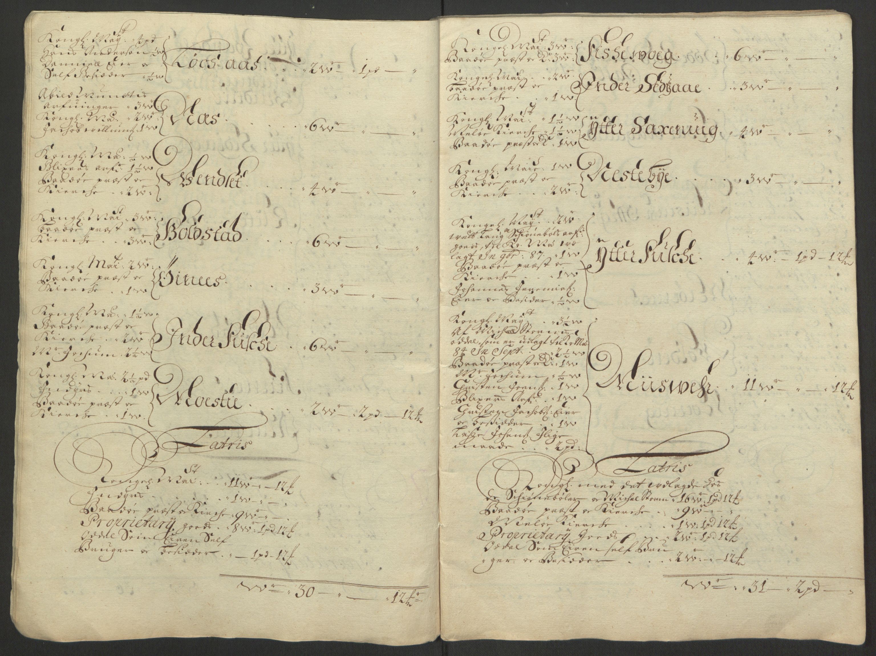 Rentekammeret inntil 1814, Reviderte regnskaper, Fogderegnskap, AV/RA-EA-4092/R66/L4577: Fogderegnskap Salten, 1691-1693, p. 268