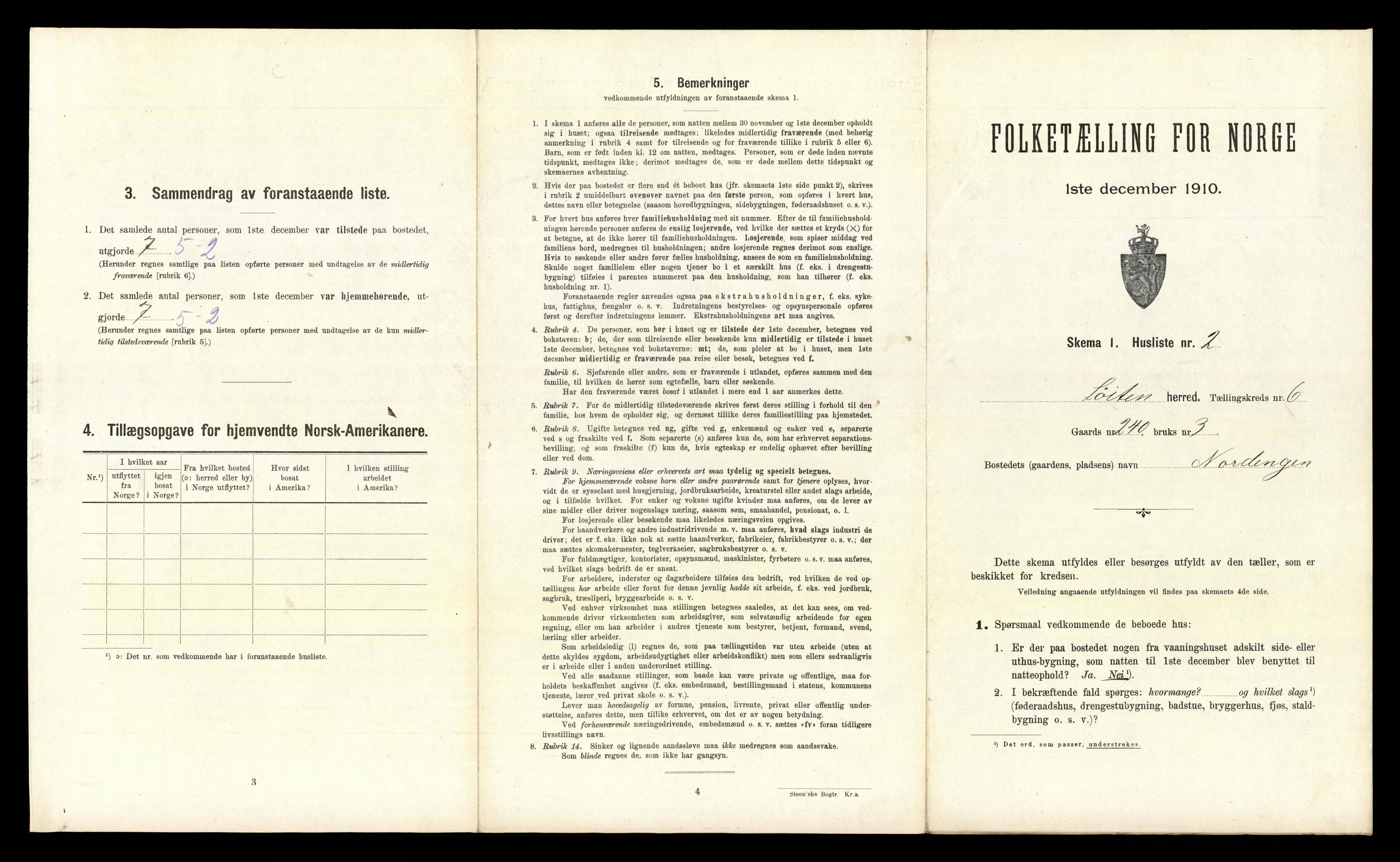 RA, 1910 census for Løten, 1910, p. 1872