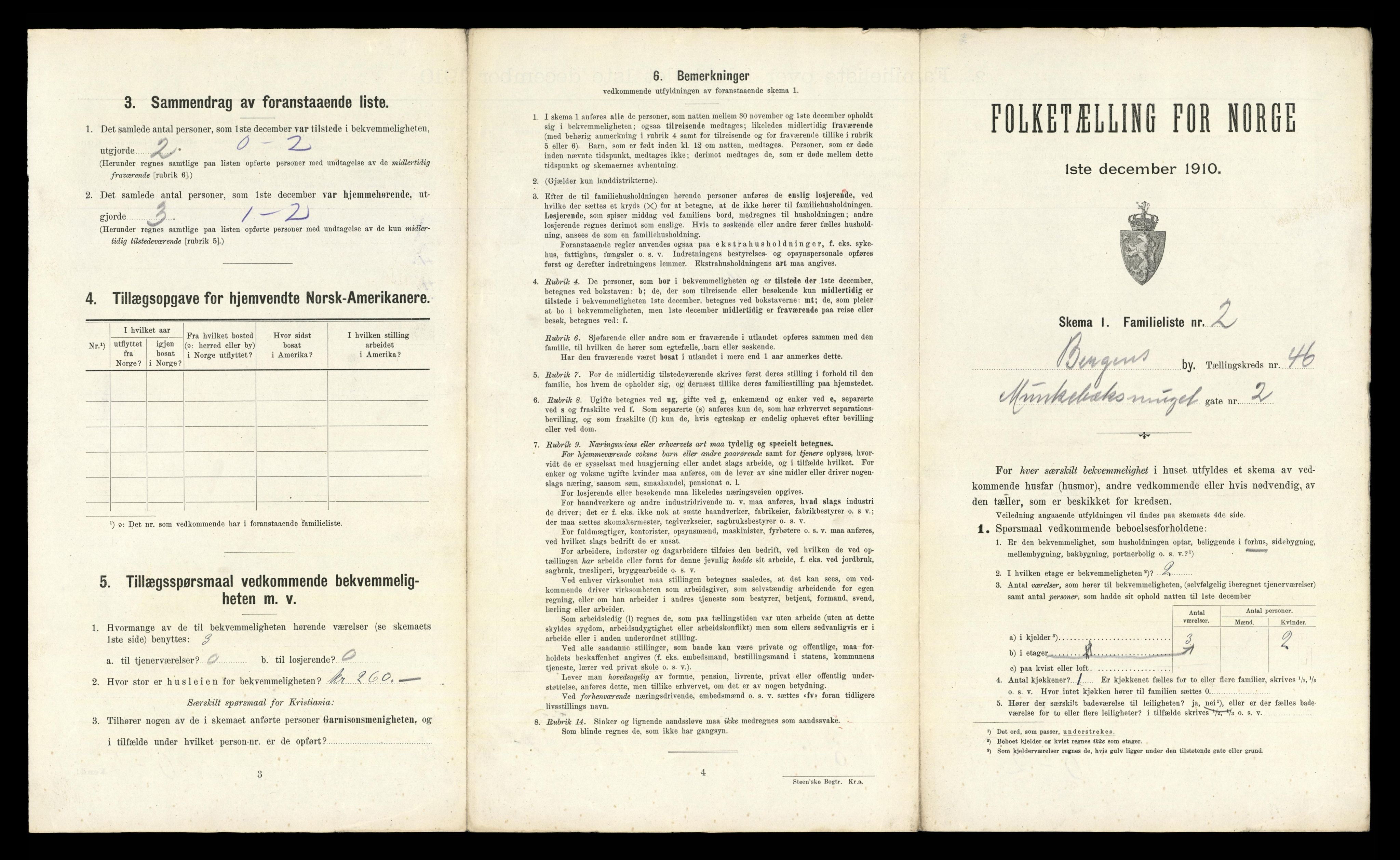 RA, 1910 census for Bergen, 1910, p. 15261