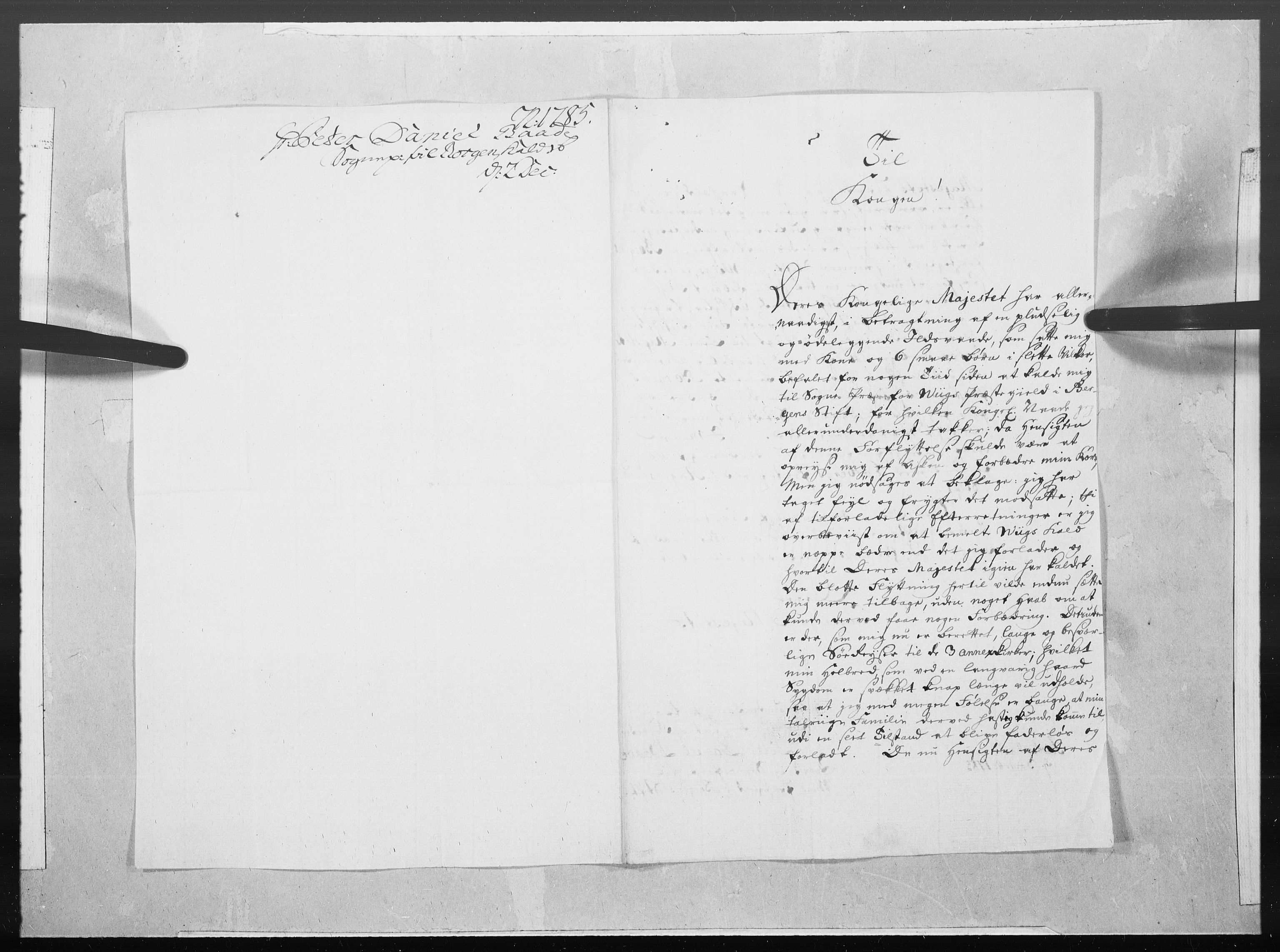 Danske Kanselli 1572-1799, RA/EA-3023/F/Fc/Fcc/Fcca/L0257: Norske innlegg 1572-1799, 1785, p. 359