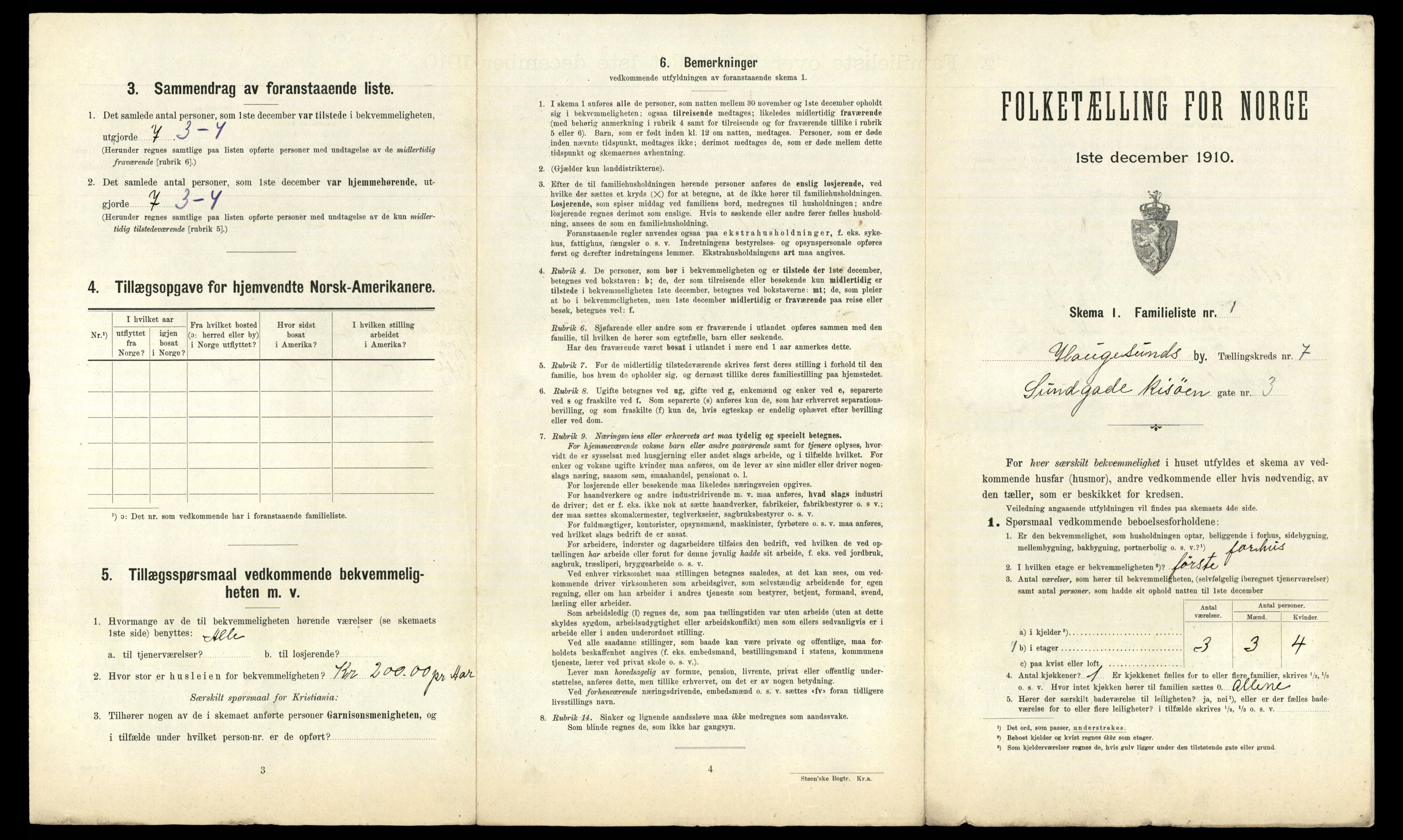 RA, 1910 census for Haugesund, 1910, p. 5302