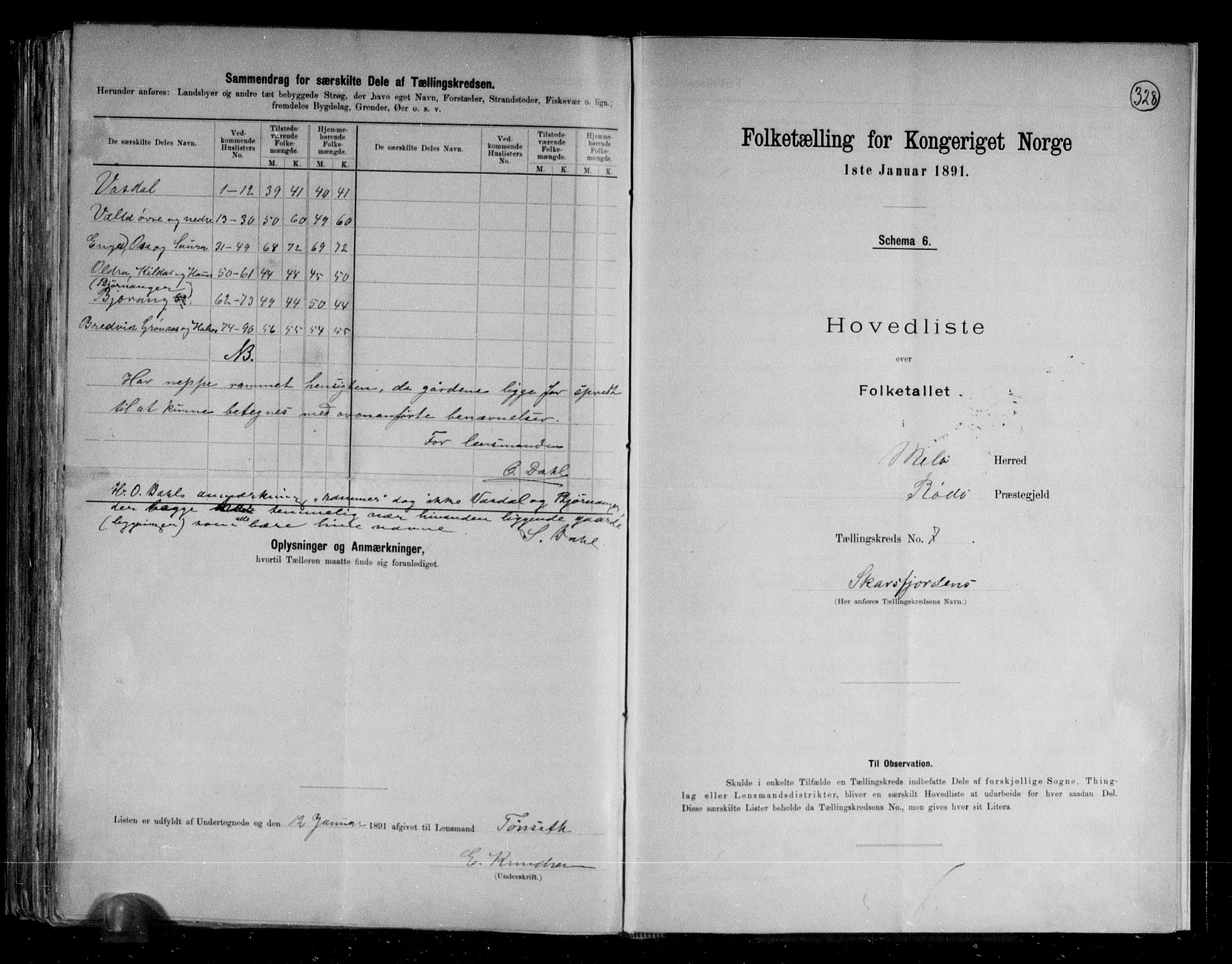 RA, 1891 census for 1837 Meløy, 1891, p. 18