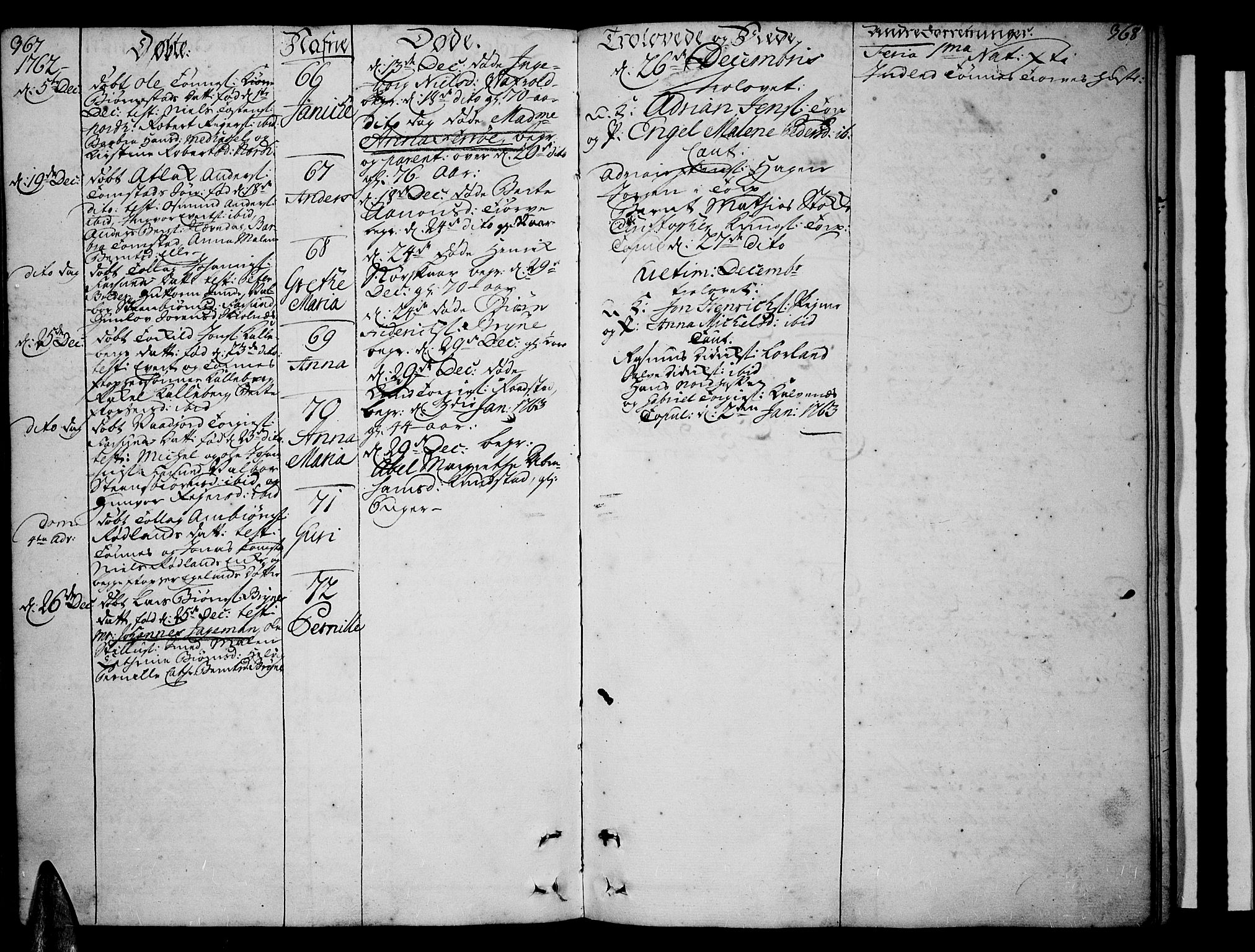 Lista sokneprestkontor, AV/SAK-1111-0027/F/Fa/L0003: Parish register (official) no. A 3 /1, 1743-1767, p. 367-368