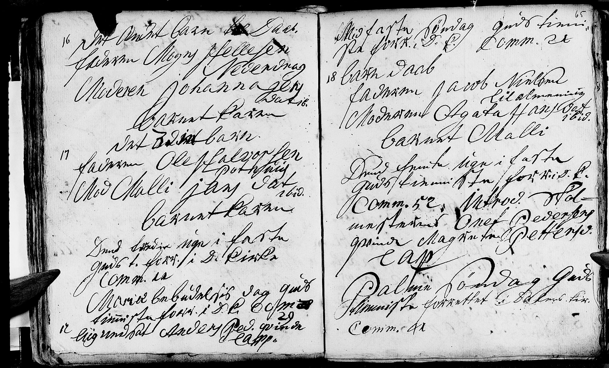Ministerialprotokoller, klokkerbøker og fødselsregistre - Nordland, AV/SAT-A-1459/847/L0662: Parish register (official) no. 847A02, 1735-1749, p. 65