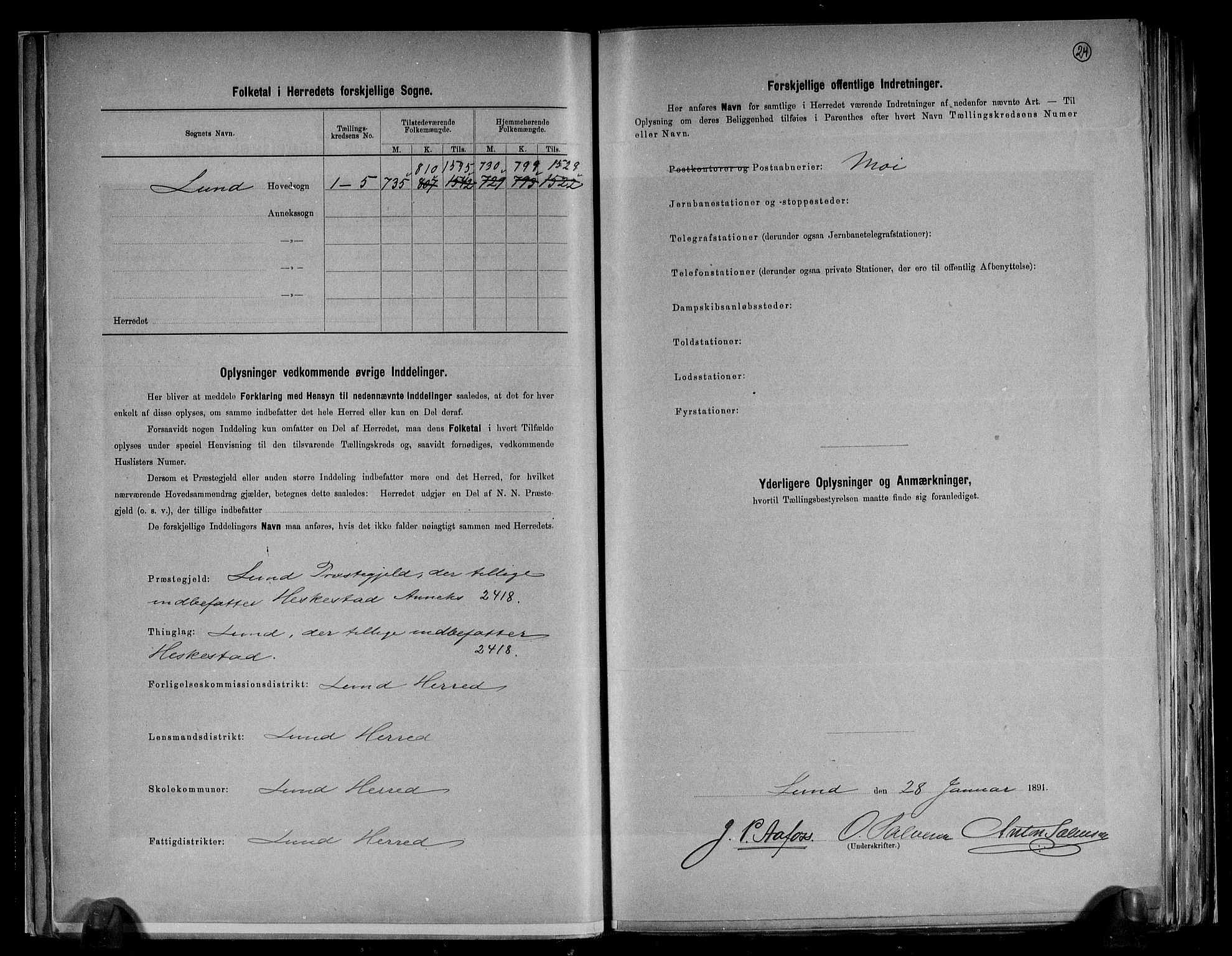RA, 1891 census for 1112 Lund, 1891, p. 3