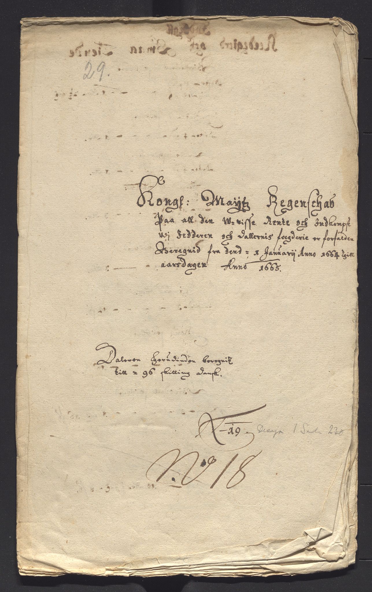 Stavanger len, AV/SAST-A-101870/Ob/L0039: Diverse, 1663-1666, p. 99