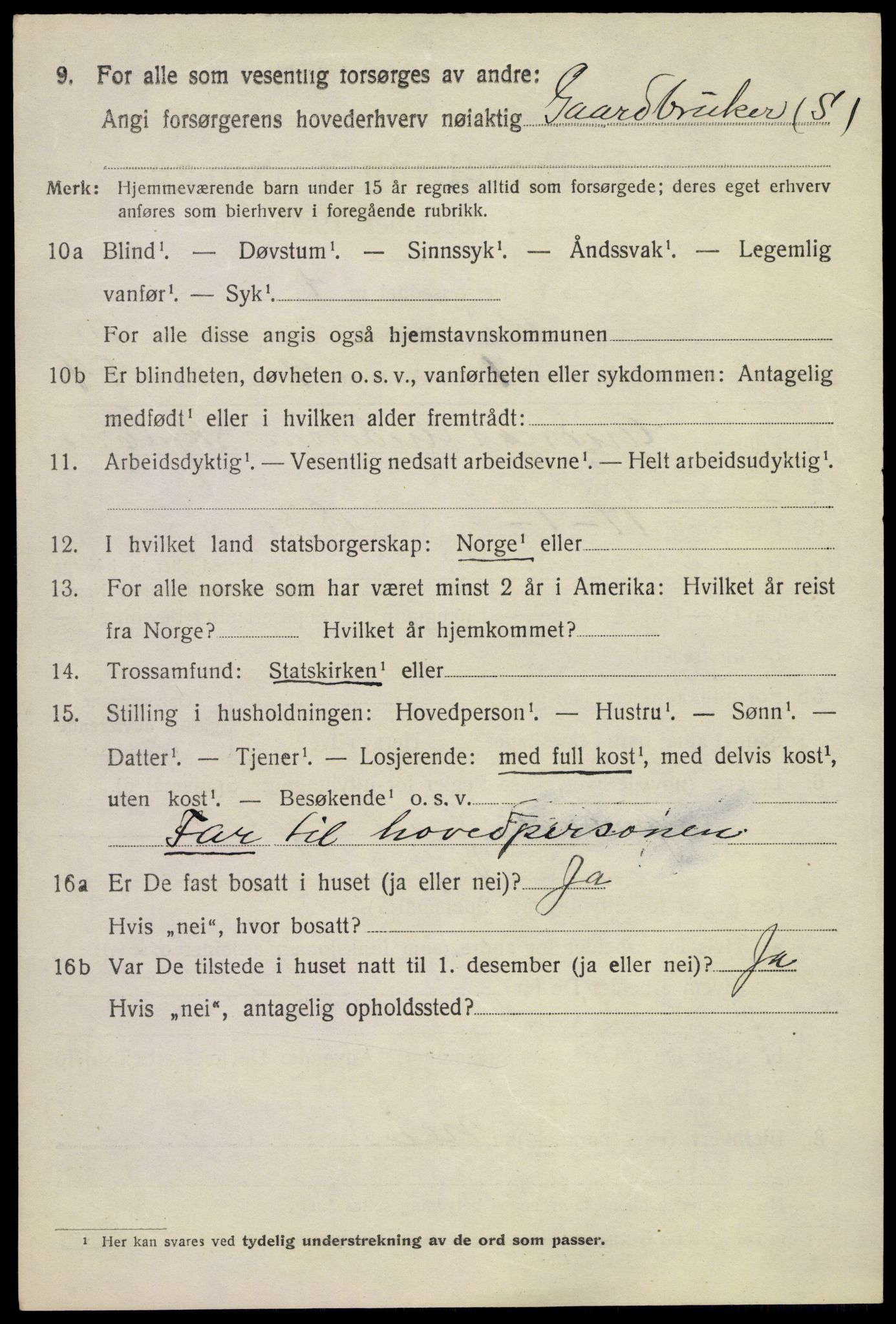 SAKO, 1920 census for Bø (Telemark), 1920, p. 6571