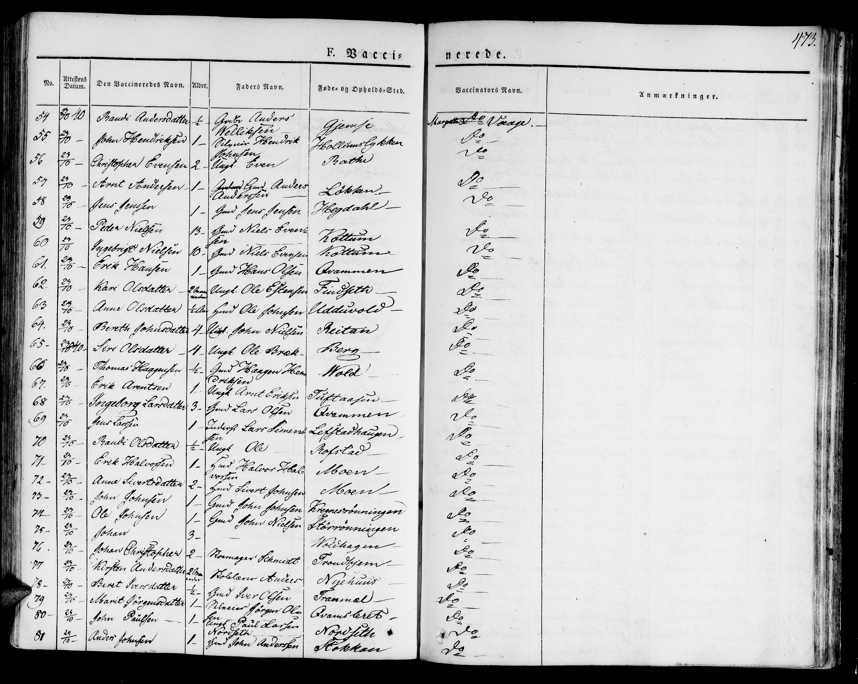 Ministerialprotokoller, klokkerbøker og fødselsregistre - Sør-Trøndelag, AV/SAT-A-1456/691/L1070: Parish register (official) no. 691A05 /1, 1826-1841, p. 473