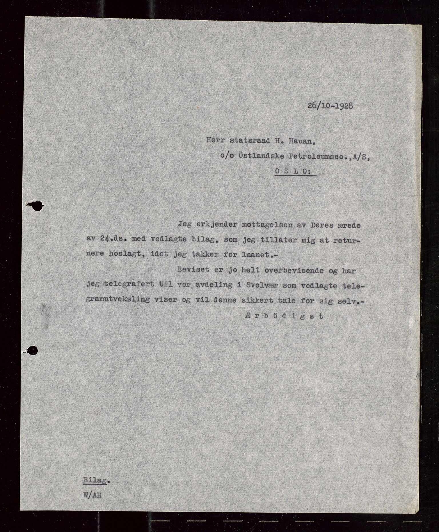 Pa 1521 - A/S Norske Shell, AV/SAST-A-101915/E/Ea/Eaa/L0015: Sjefskorrespondanse, 1928-1929, p. 31