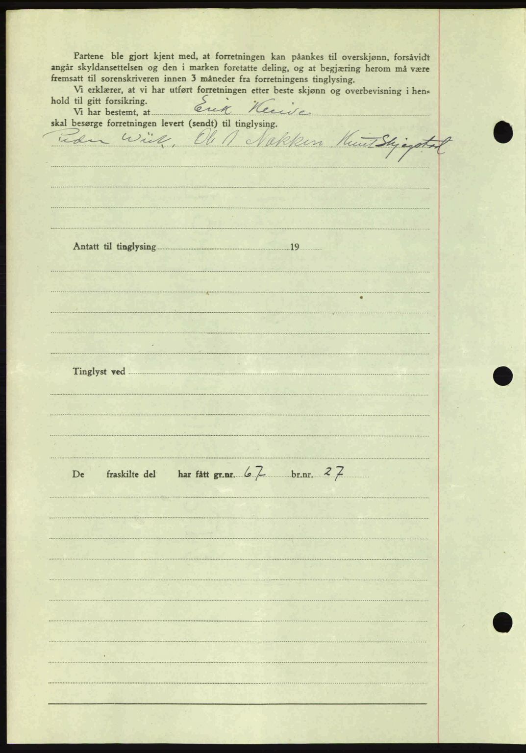 Romsdal sorenskriveri, AV/SAT-A-4149/1/2/2C: Mortgage book no. A15, 1943-1944, Diary no: : 1963/1943