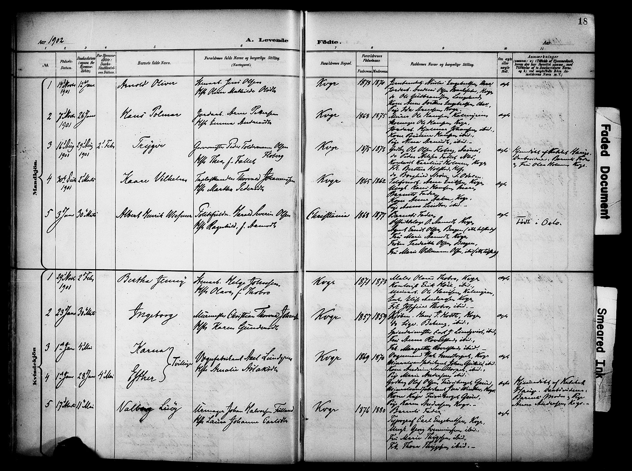 Vinger prestekontor, AV/SAH-PREST-024/H/Ha/Haa/L0016: Parish register (official) no. 16, 1898-1920, p. 18